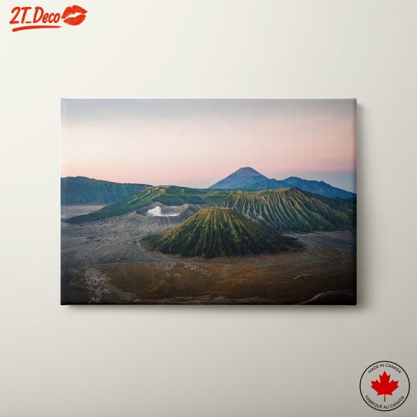 Majestic Volcano Landscape at Twilight