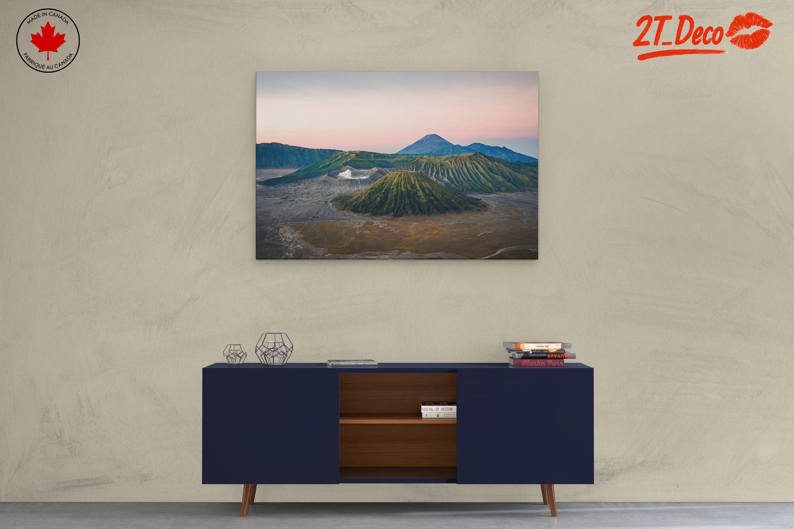 Majestic Volcano Landscape at Twilight - Image 3