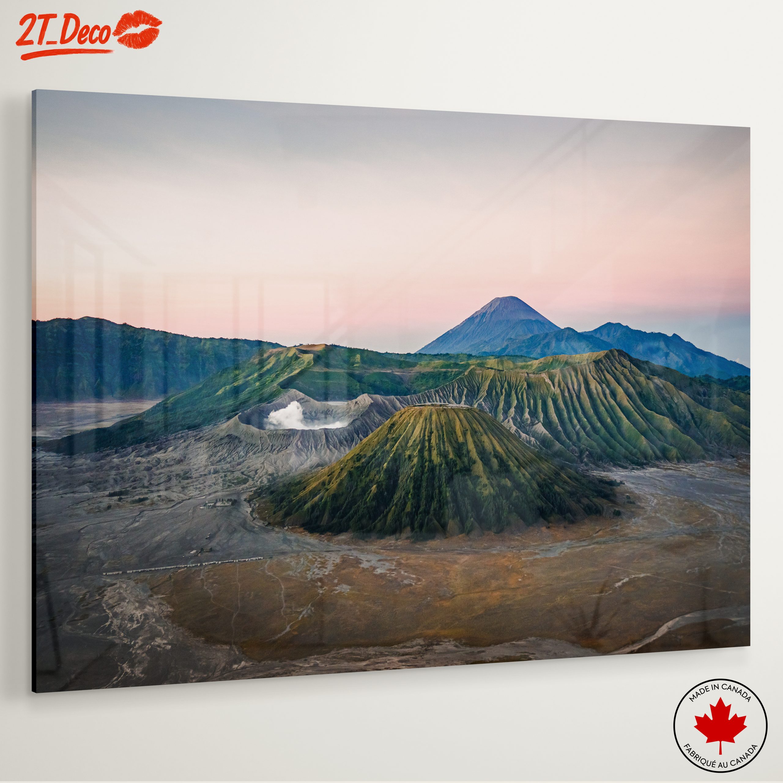 Majestic Volcano Landscape at Twilight - Image 6