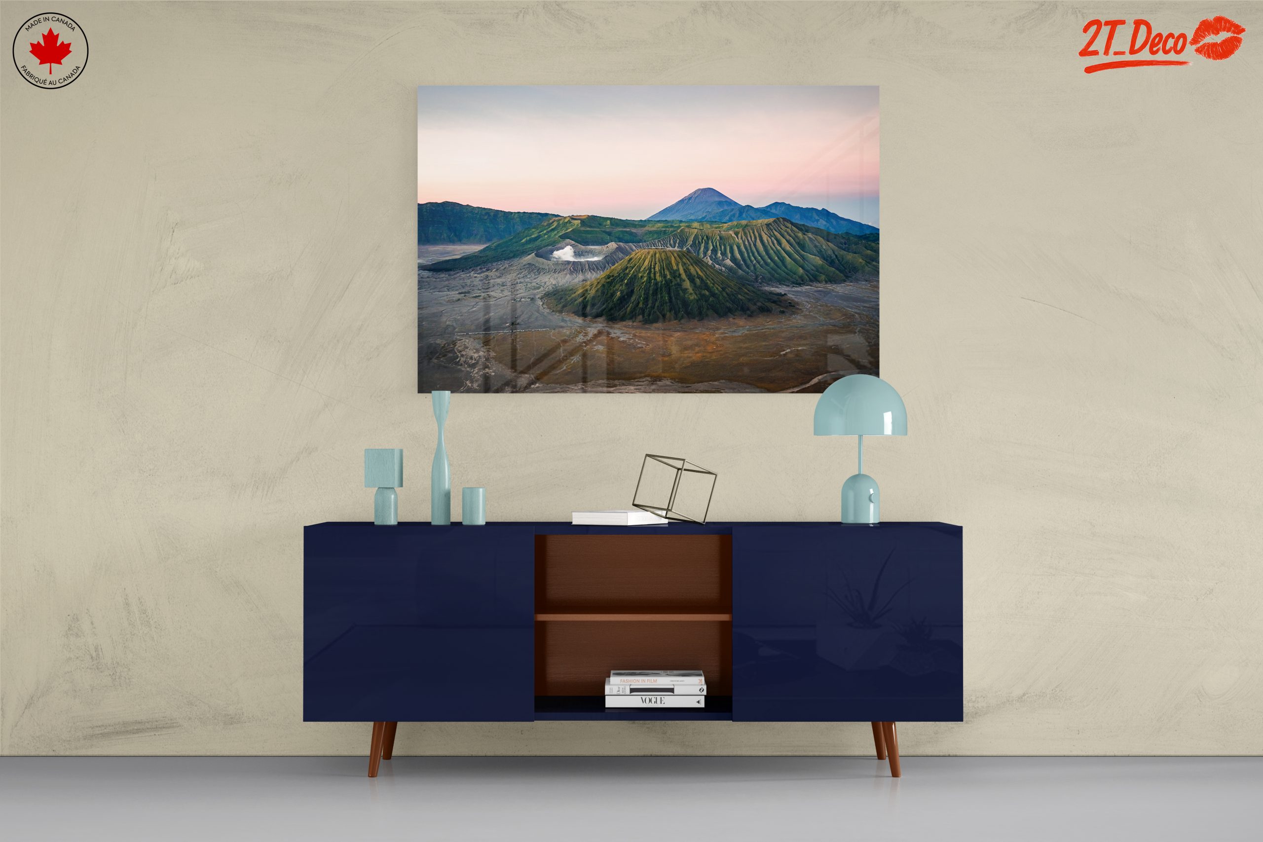 Majestic Volcano Landscape at Twilight - Image 8