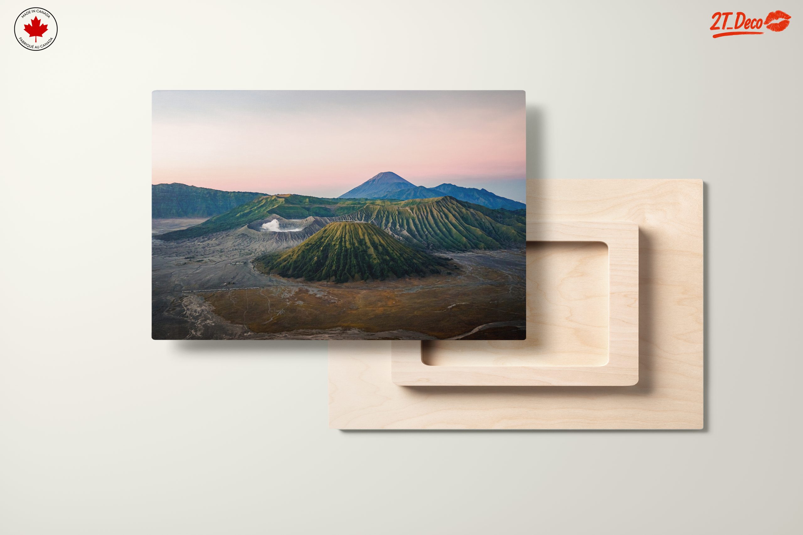 Majestic Volcano Landscape at Twilight - Image 11