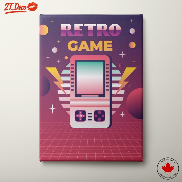 Retro Video Game Console Artwork
