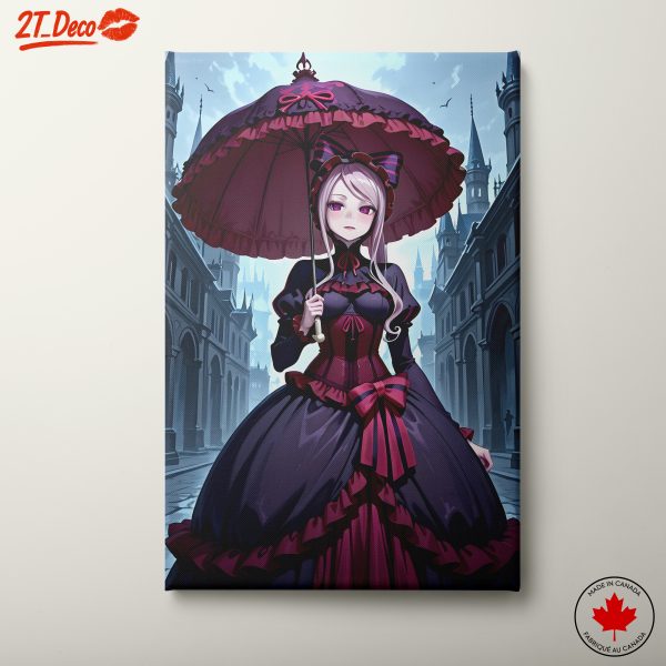 Gothic Fashion Character with Parasol