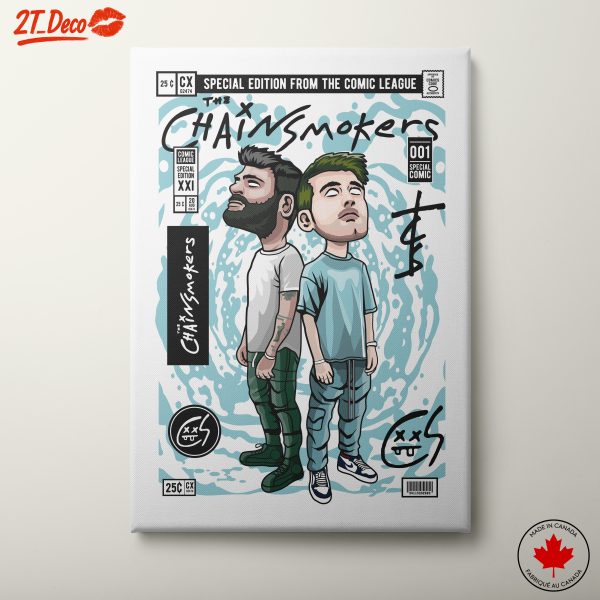 The Chainsmokers Illustrated Art
