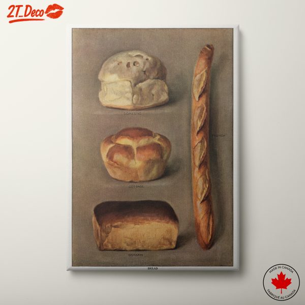 Artful Bread Display - Abstract Food