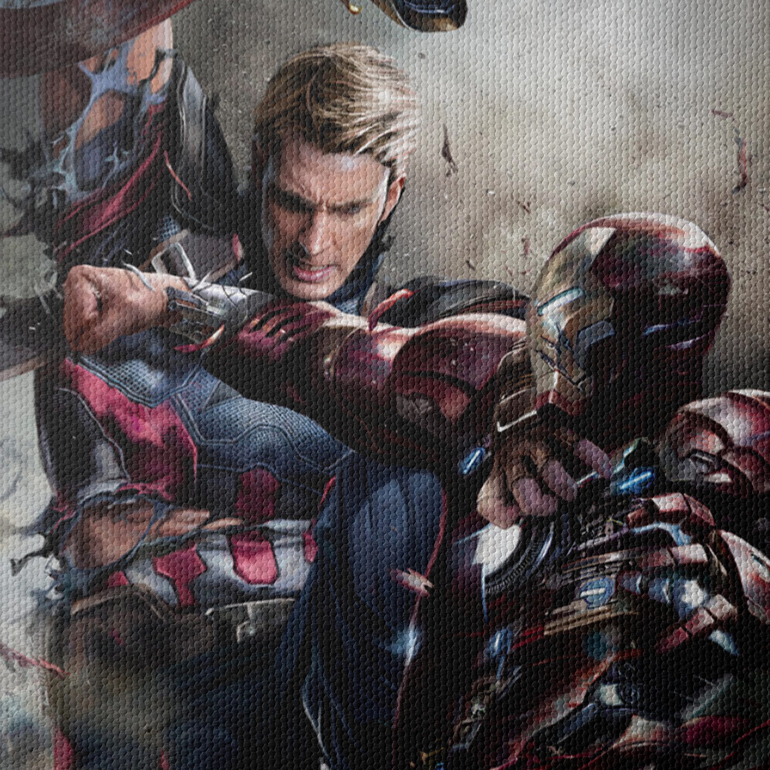 Epic Marvel Battle Between Captain America and Iron Man - Image 4