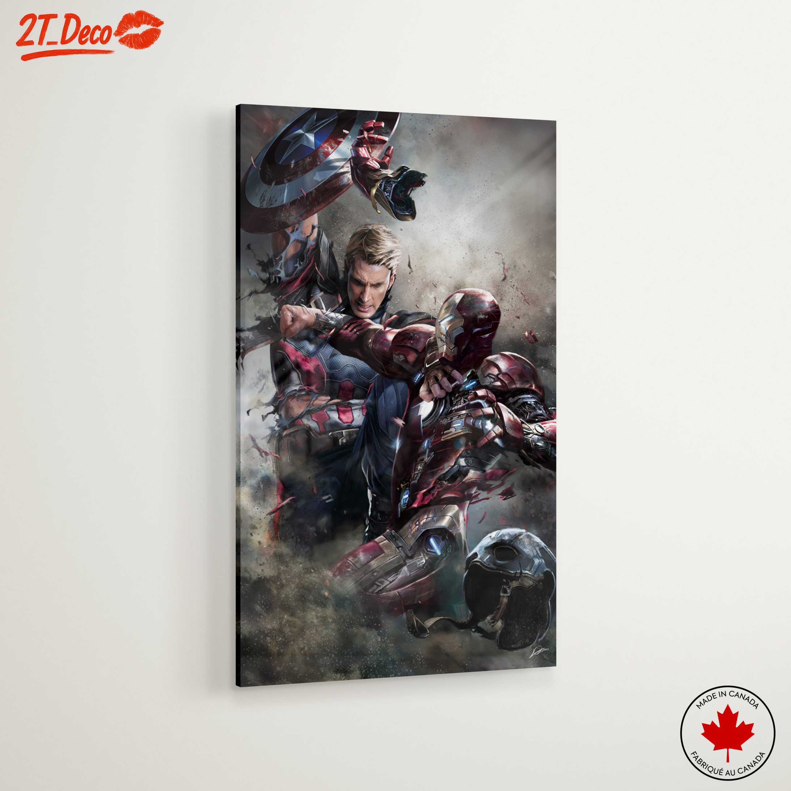 Epic Marvel Battle Between Captain America and Iron Man - Image 6