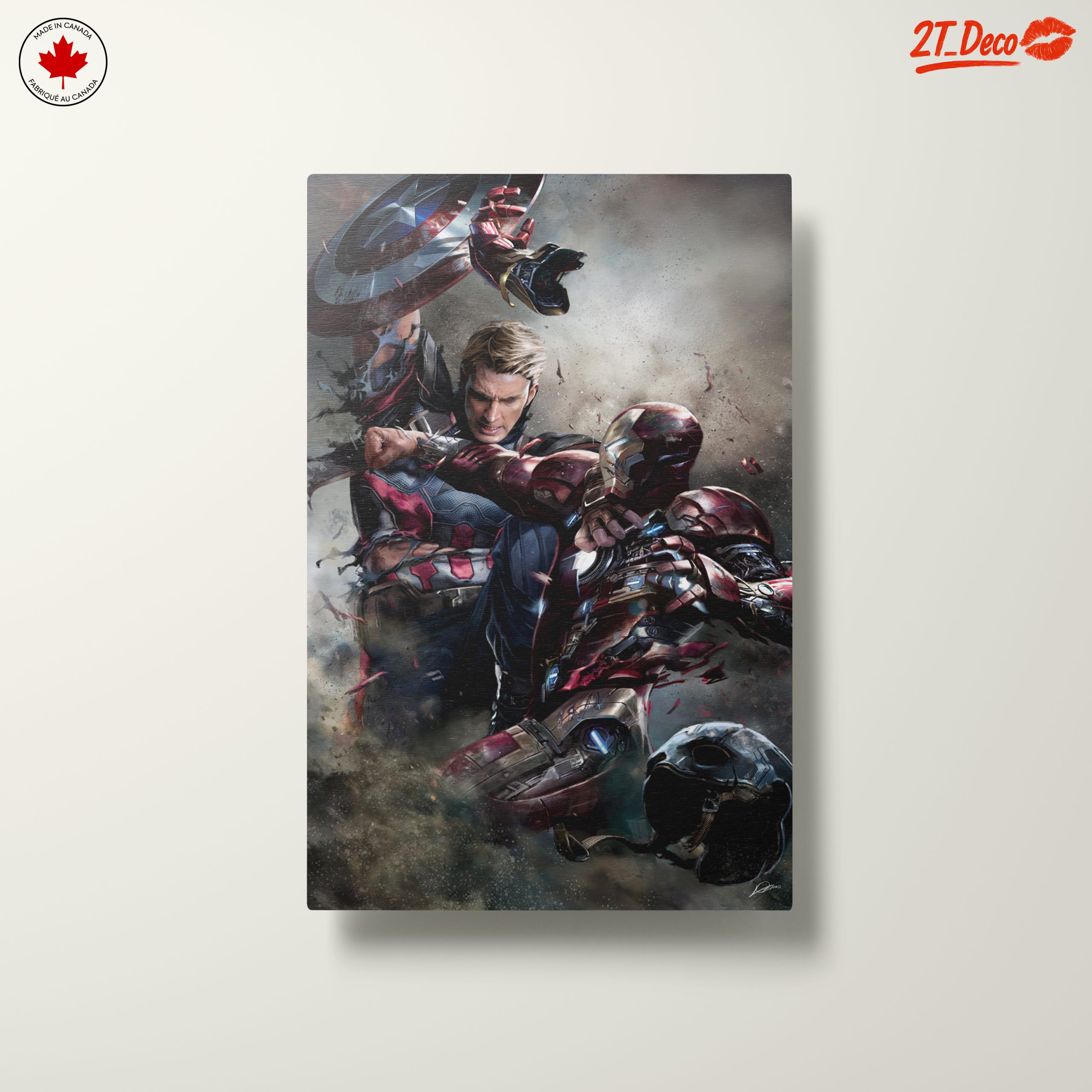 Epic Marvel Battle Between Captain America and Iron Man - Image 10