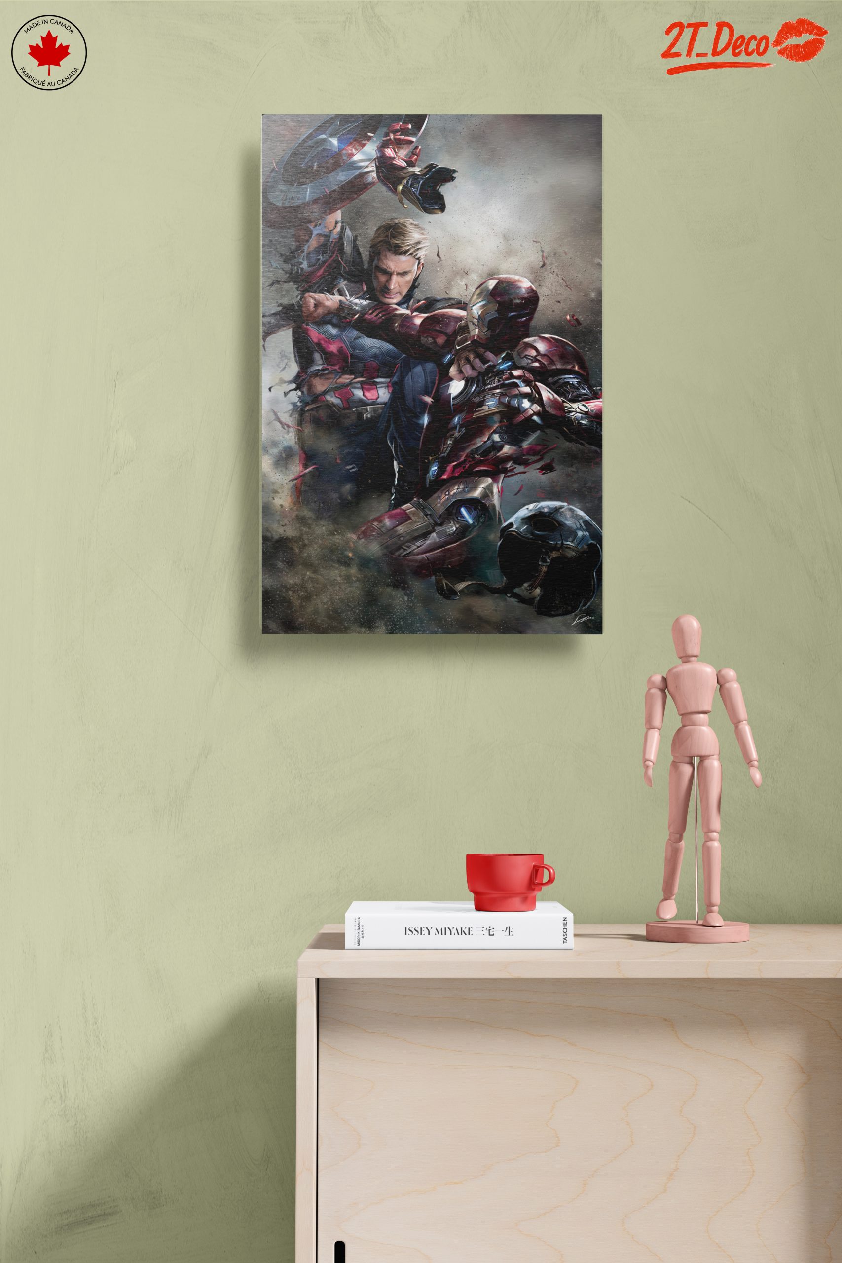 Epic Marvel Battle Between Captain America and Iron Man - Image 14