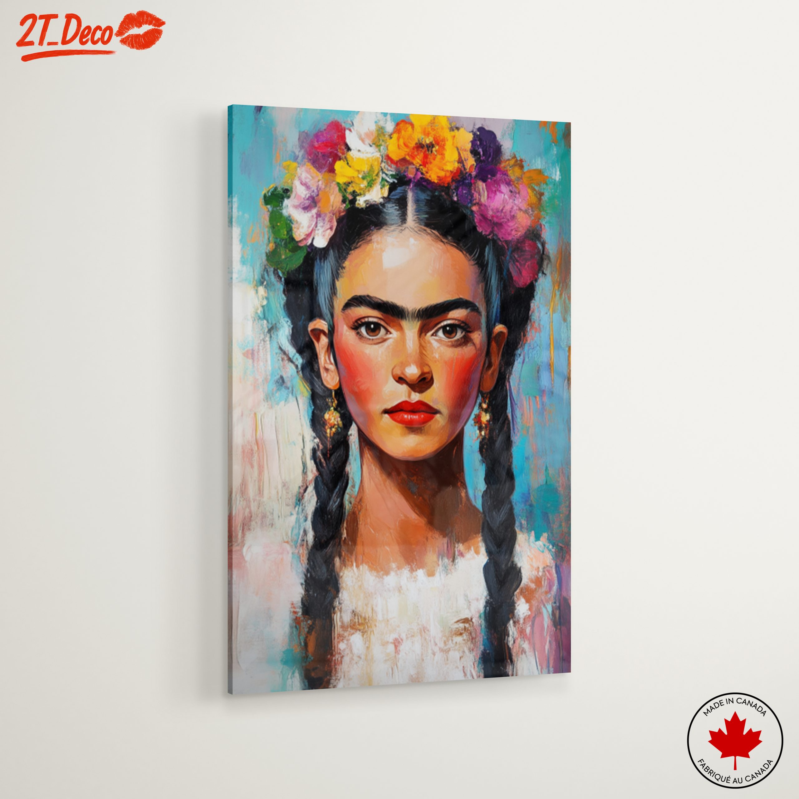 Vibrant Contemporary Portrait of a Young Woman - Image 6