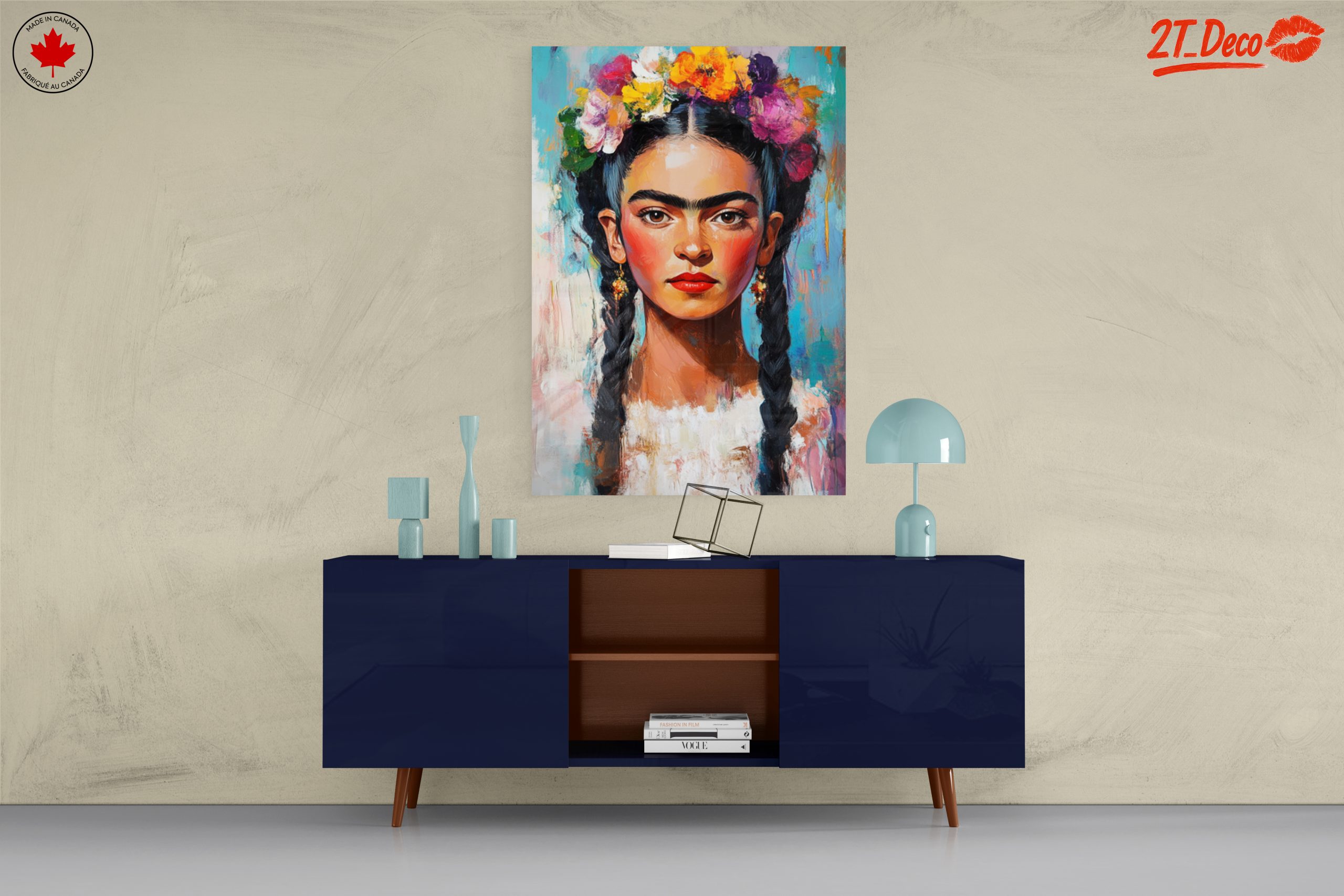 Vibrant Contemporary Portrait of a Young Woman - Image 8