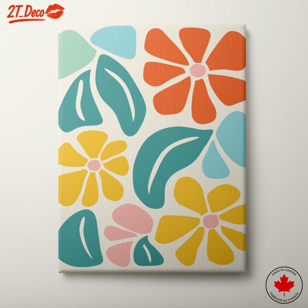 Colorful Botanical Leaf Art for Modern Spaces