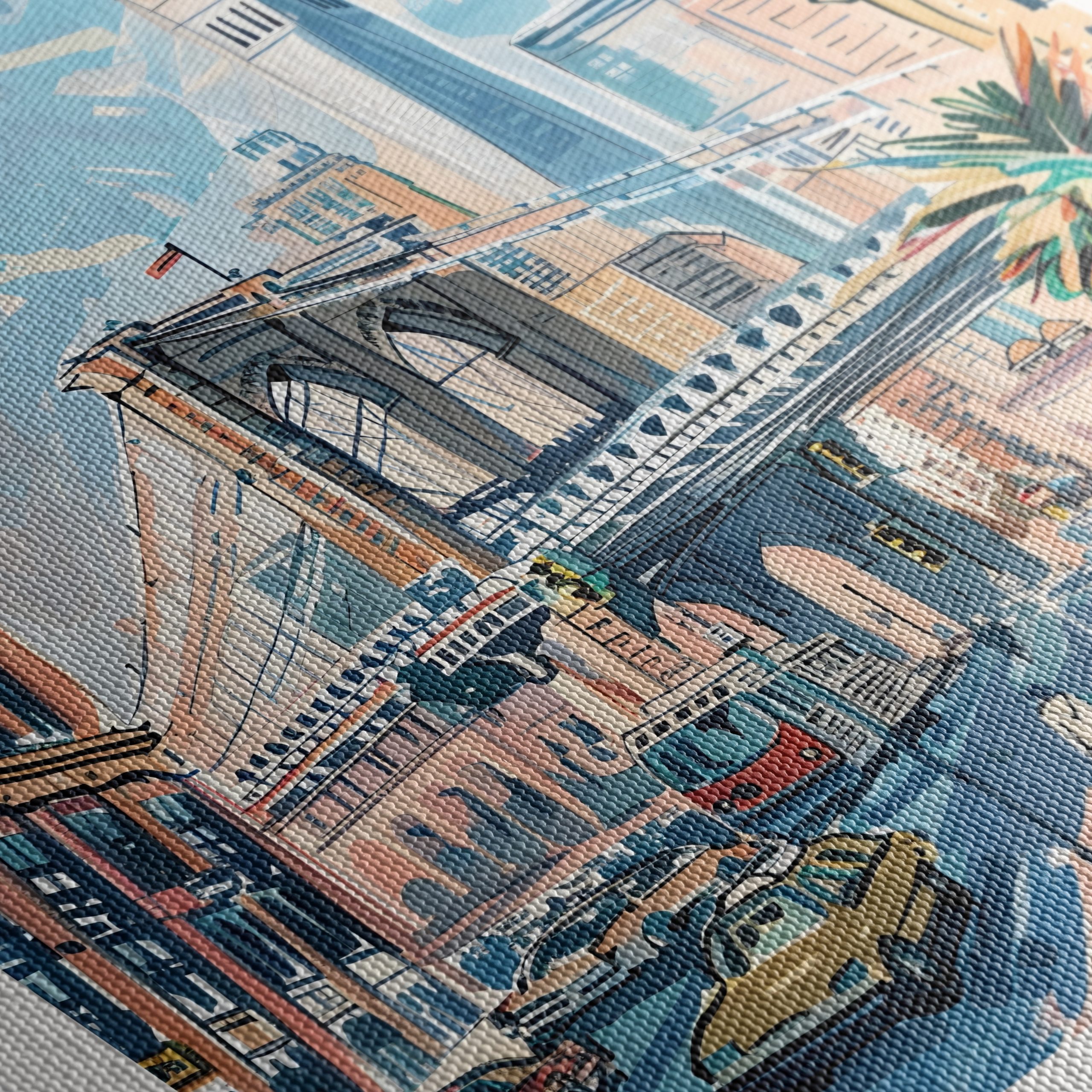 Brooklyn Bridge City Landscape Art - Image 5