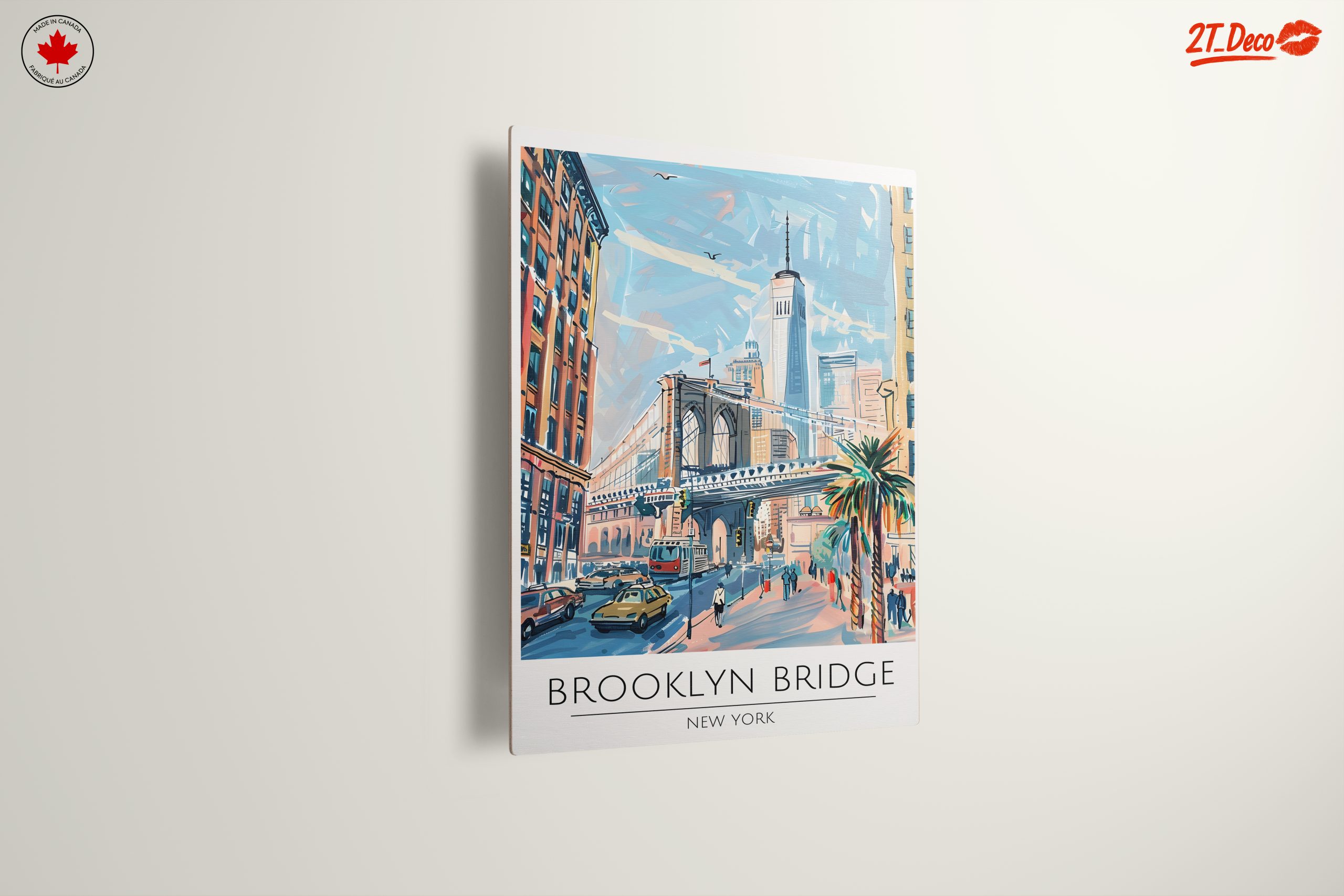 Brooklyn Bridge City Landscape Art - Image 13