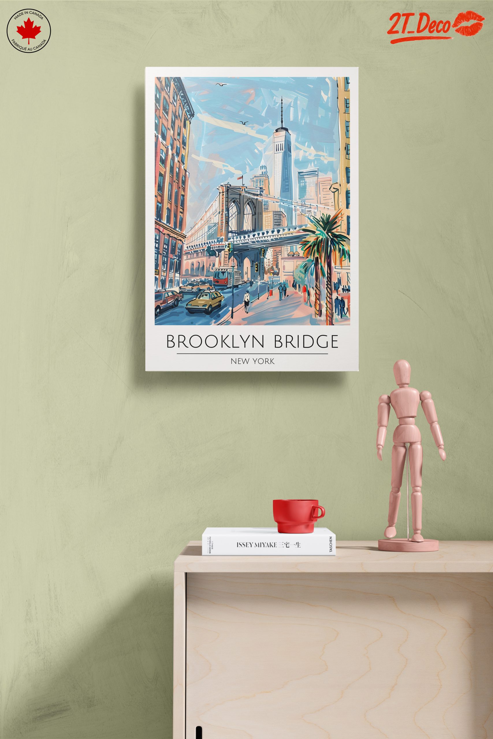 Brooklyn Bridge City Landscape Art - Image 14
