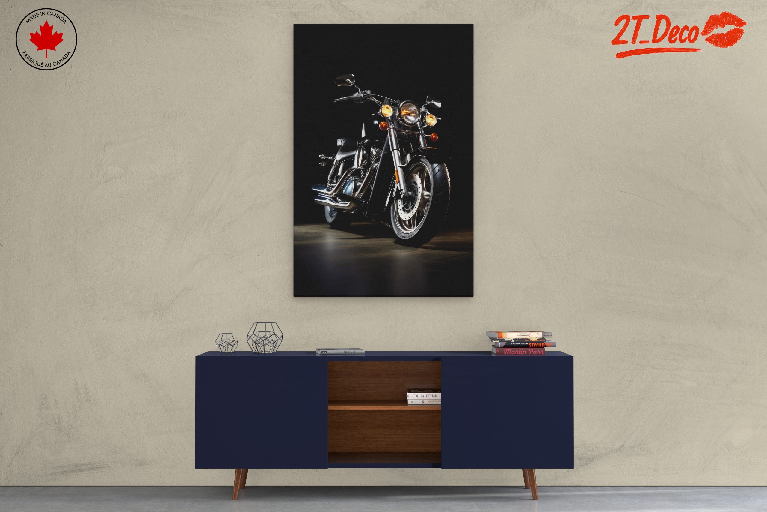Classic Motorcycle Art Photograph - Image 3