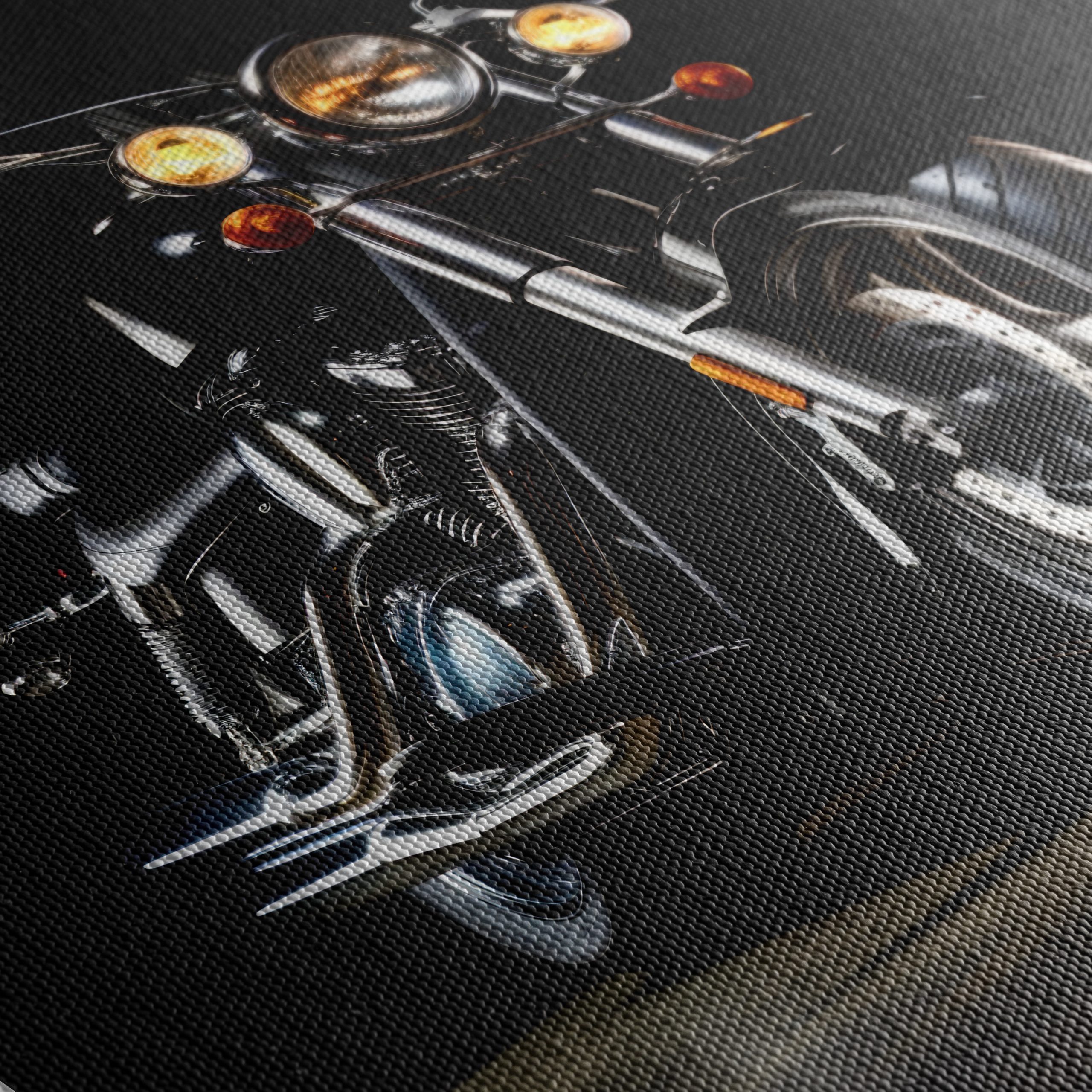 Classic Motorcycle Art Photograph - Image 5