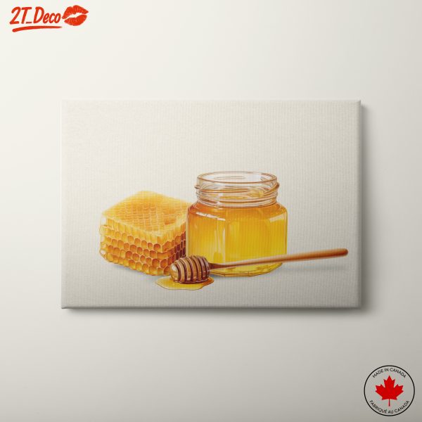 Beautiful Abstract Food Art Featuring Honey