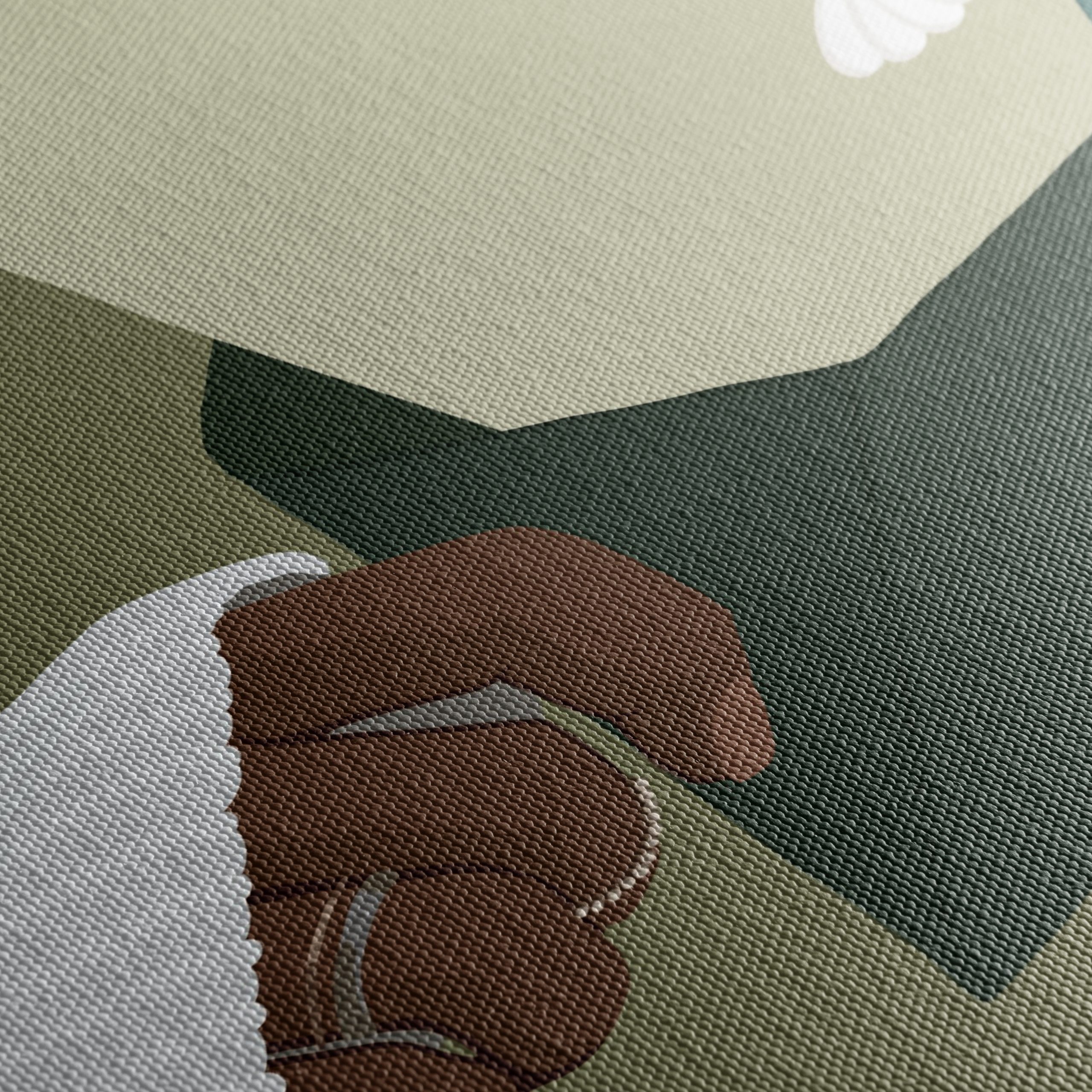 Modern Portrait of Hands with Flowers - Image 5