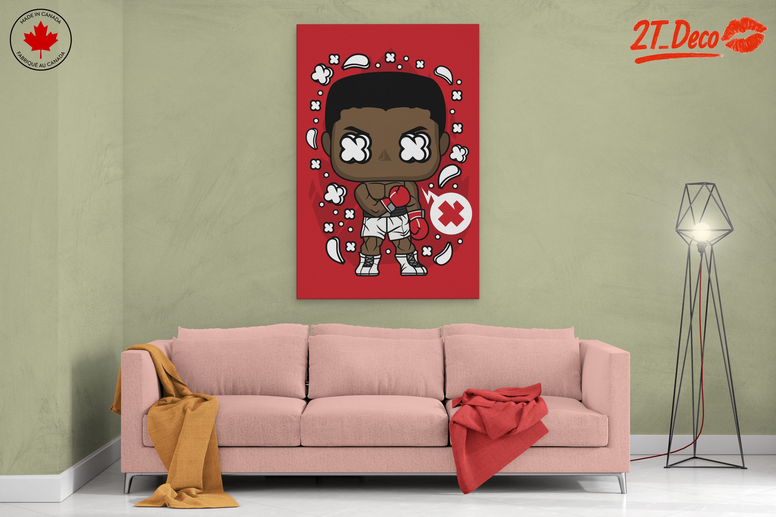 Boxing Character Wall Art Inspiration - Image 2