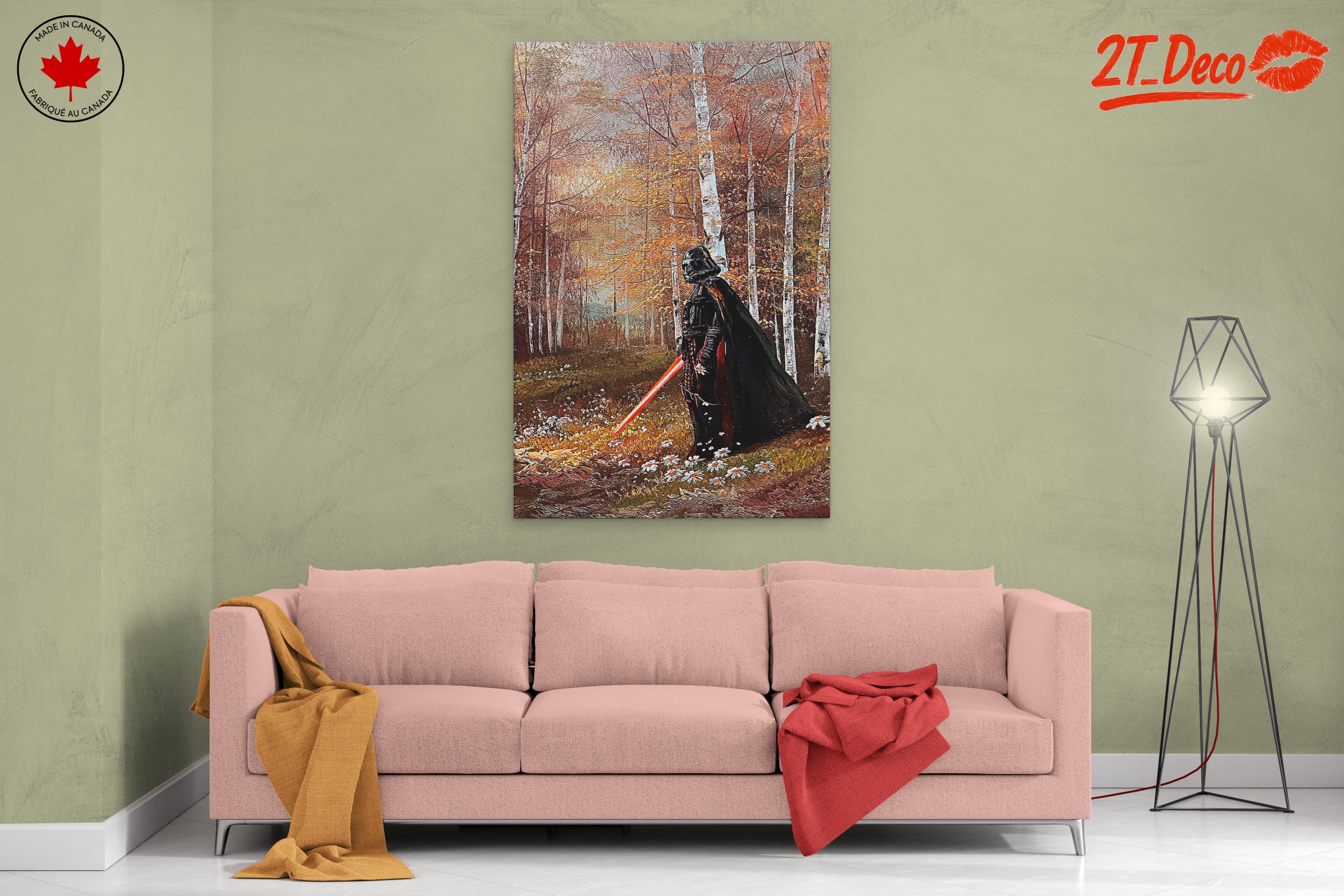 Dark Figure in Lush Autumn Forest - Image 2
