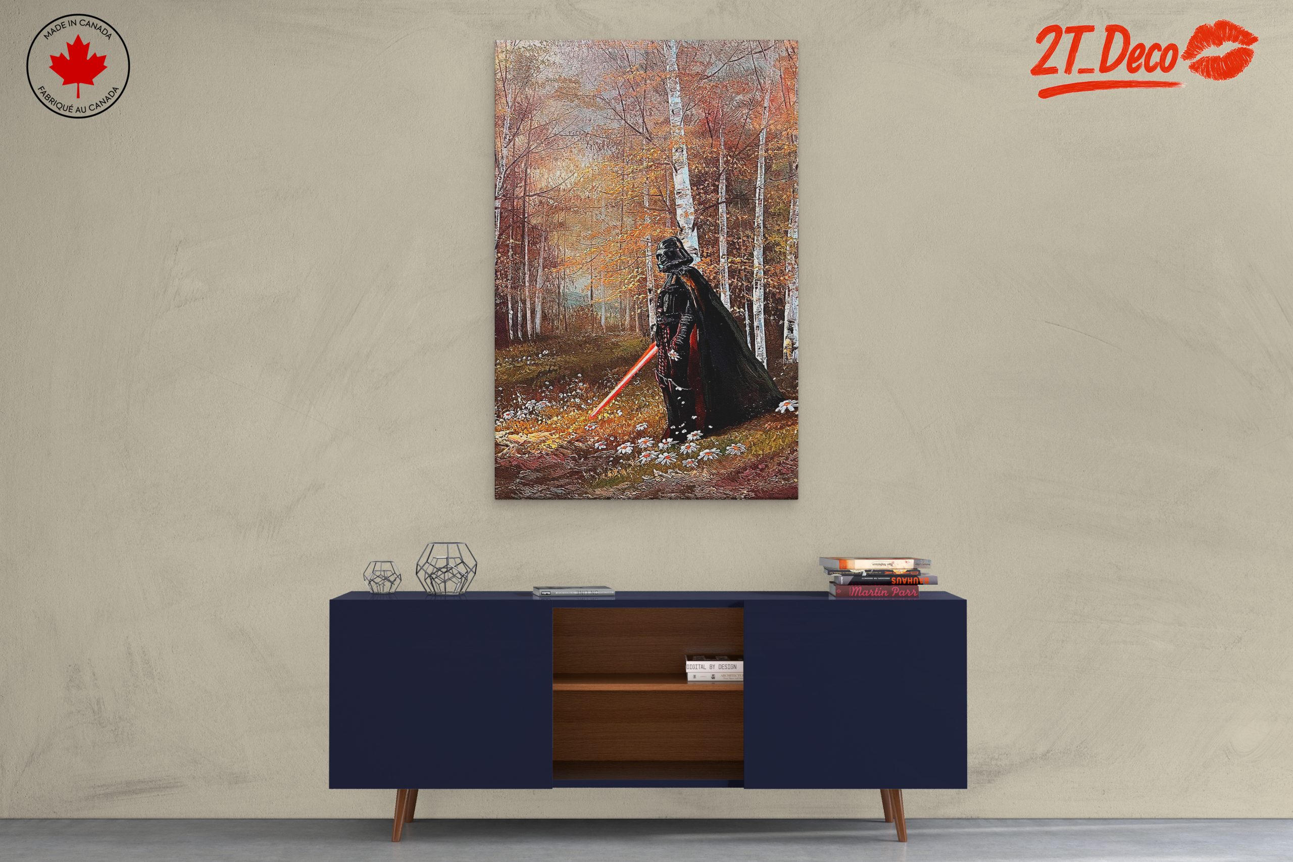 Dark Figure in Lush Autumn Forest - Image 3