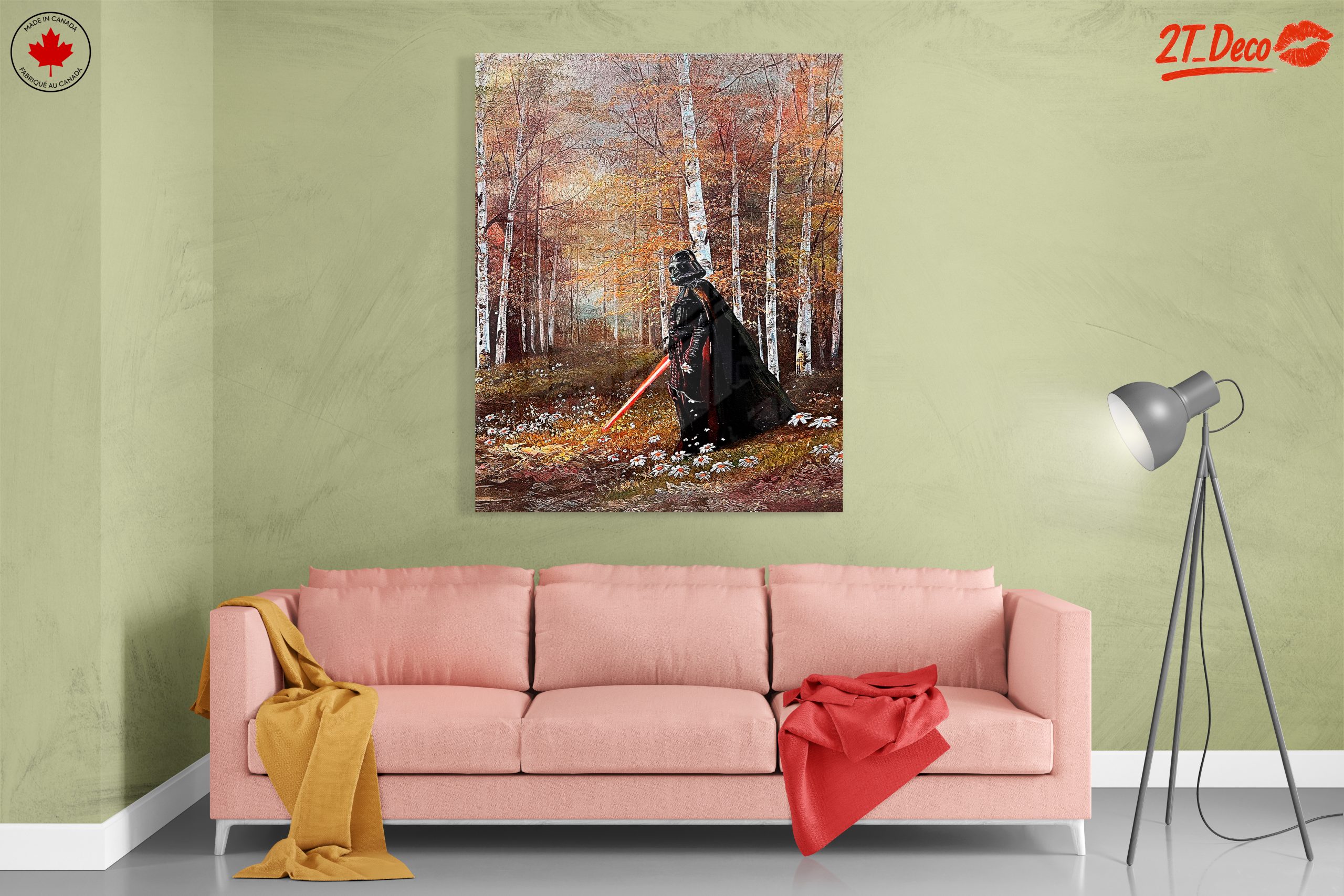 Dark Figure in Lush Autumn Forest - Image 7