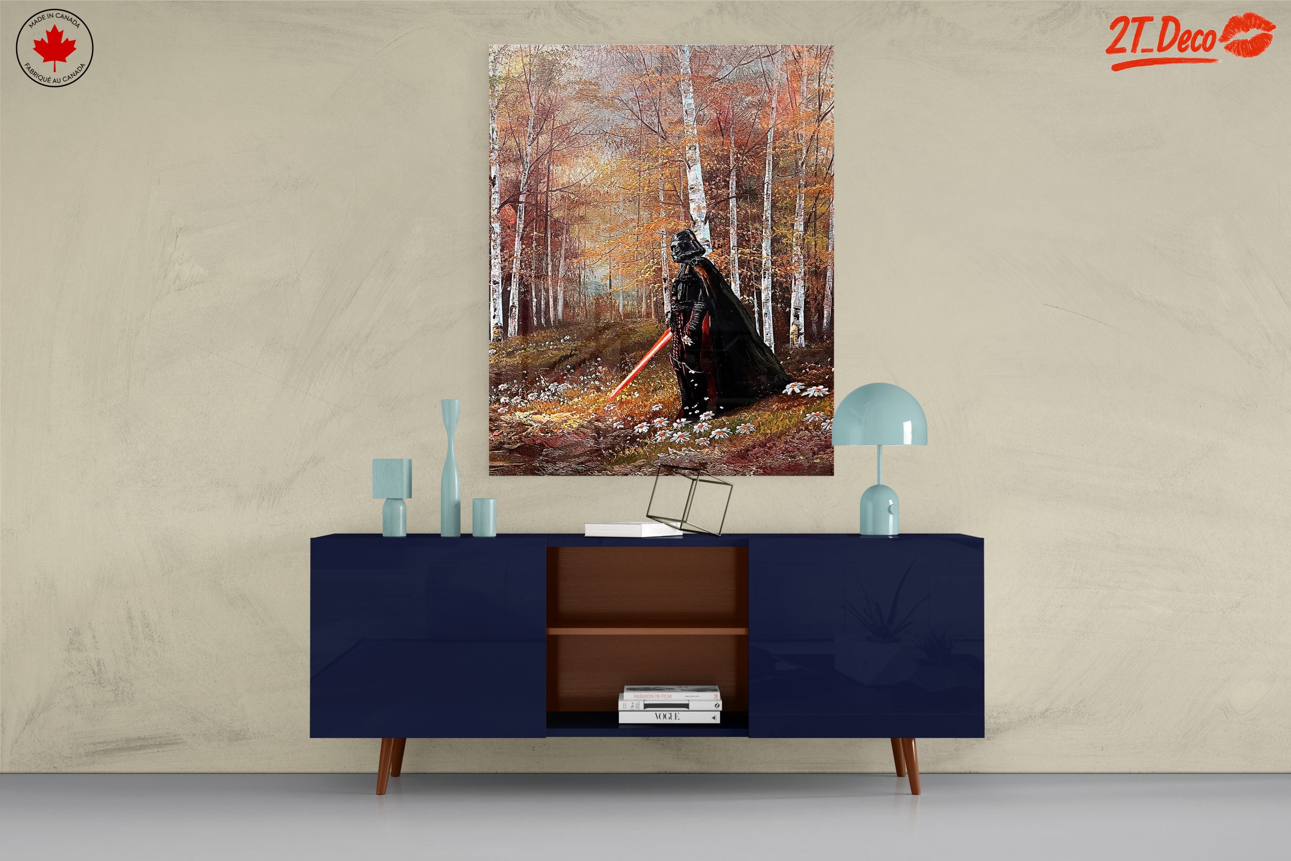 Dark Figure in Lush Autumn Forest - Image 8