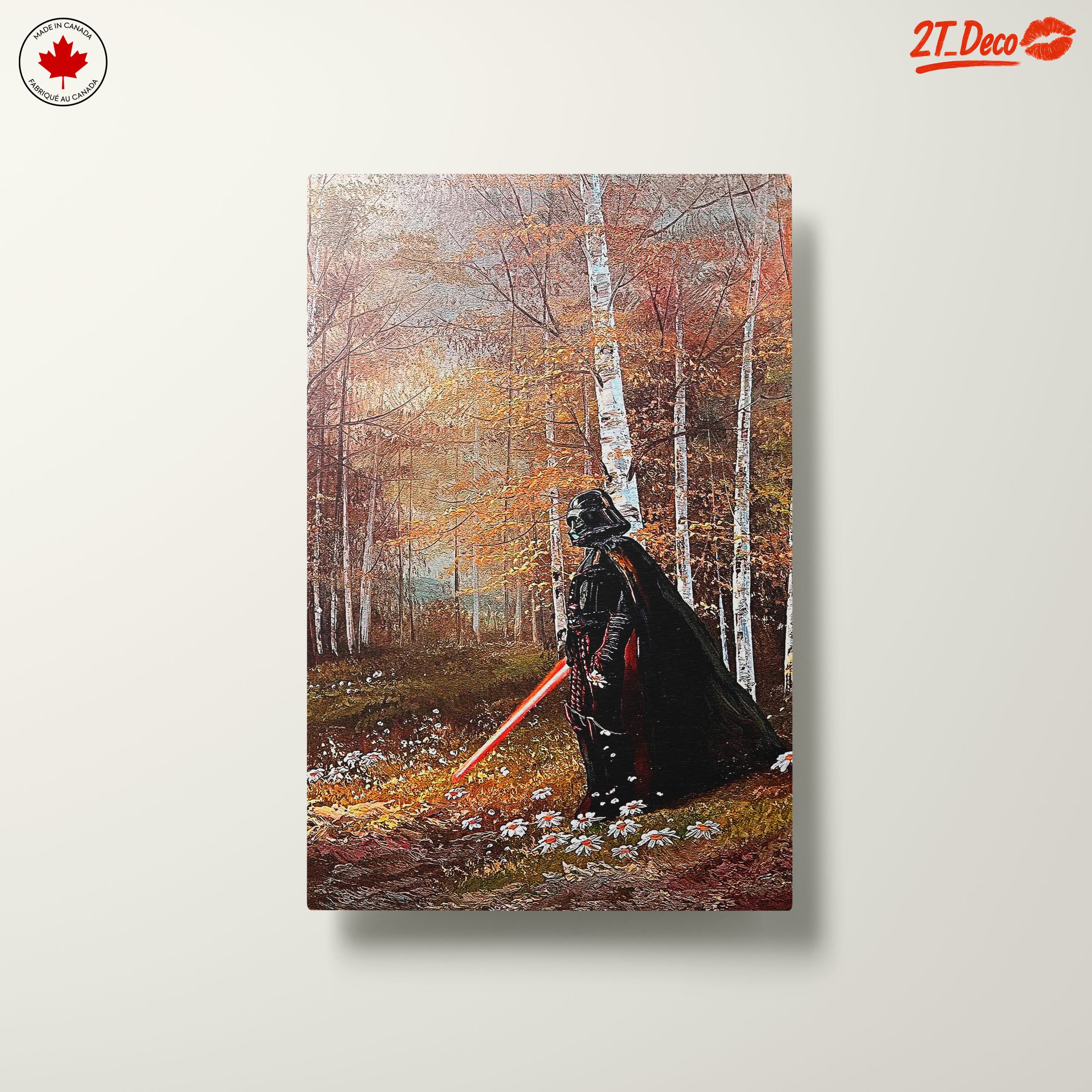 Dark Figure in Lush Autumn Forest - Image 10
