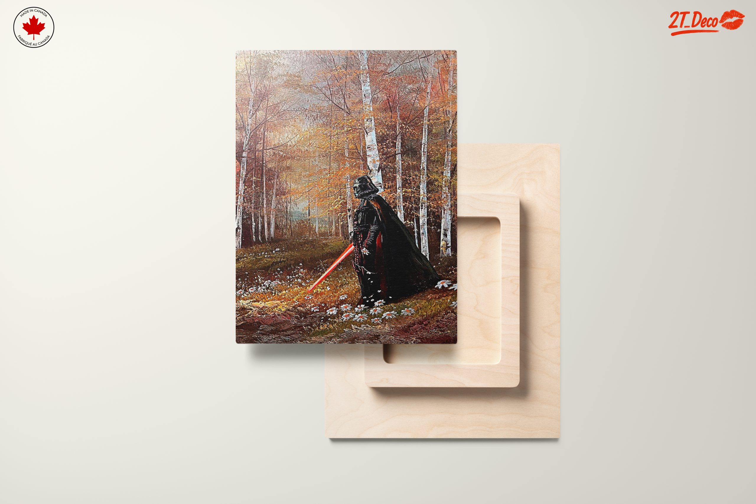Dark Figure in Lush Autumn Forest - Image 11