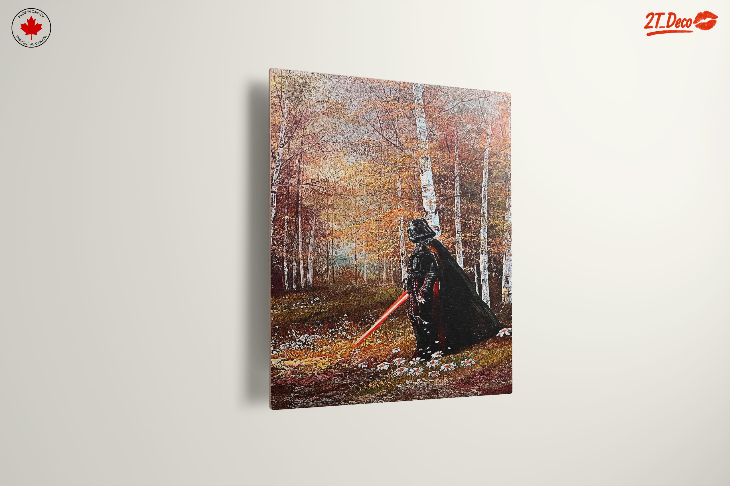 Dark Figure in Lush Autumn Forest - Image 13