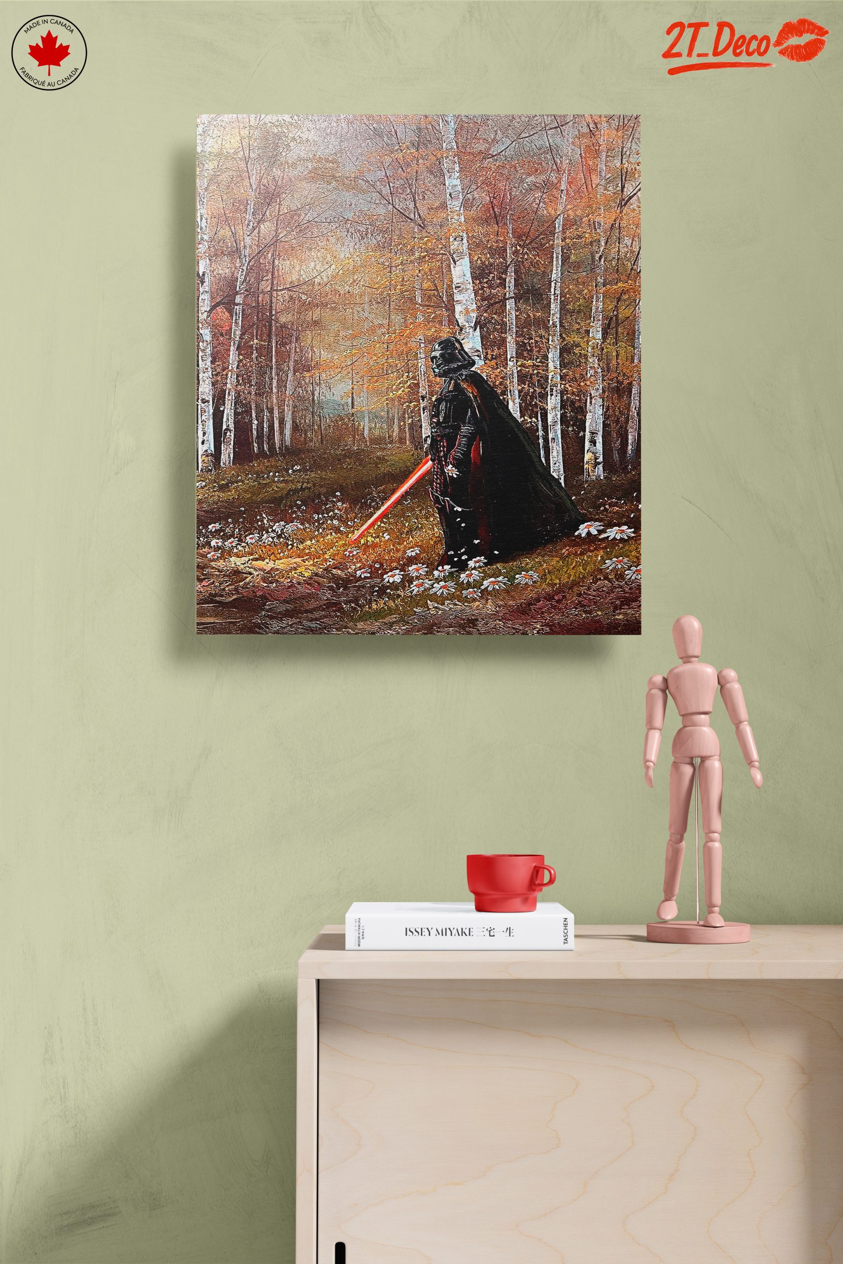 Dark Figure in Lush Autumn Forest - Image 14