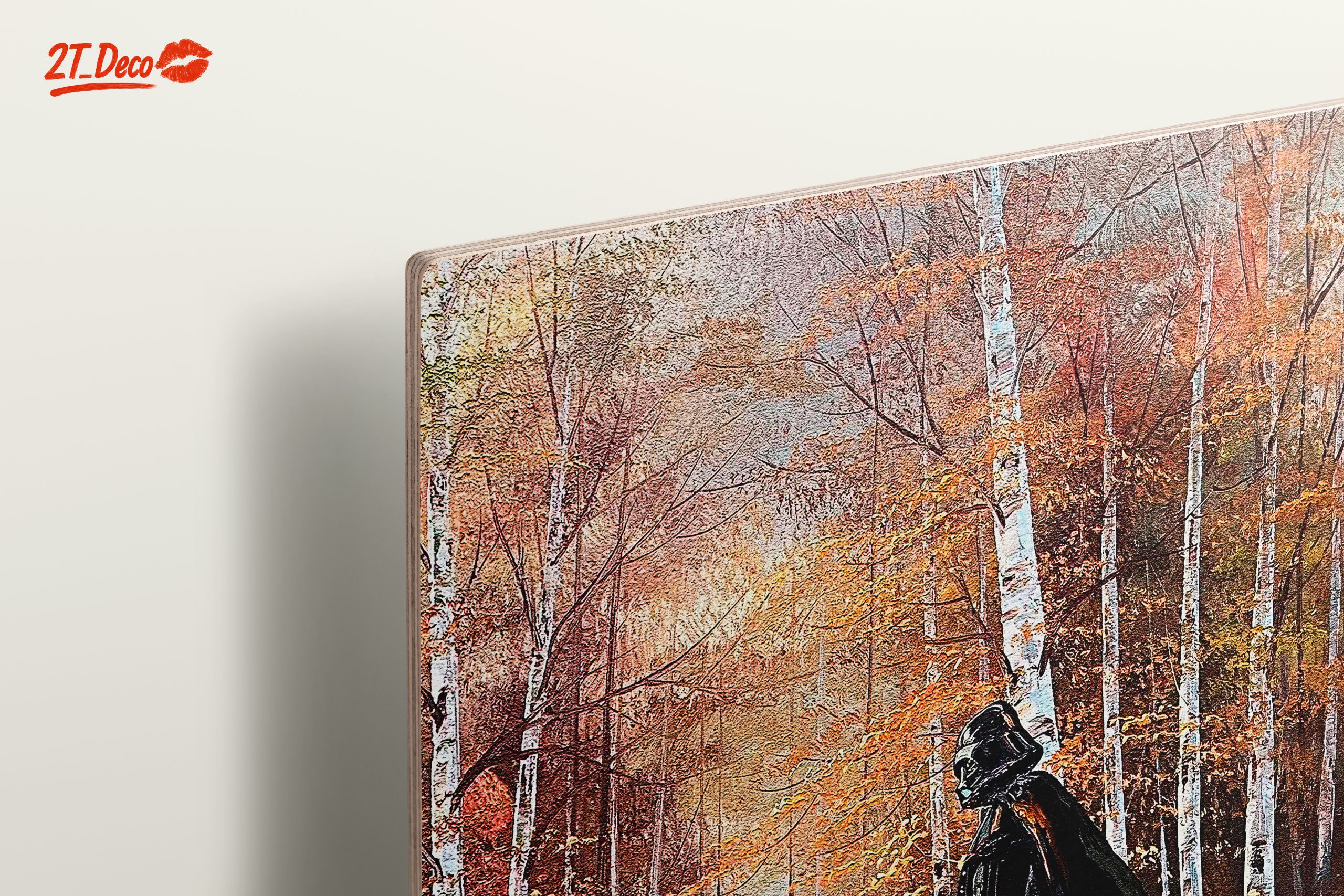 Dark Figure in Lush Autumn Forest - Image 15