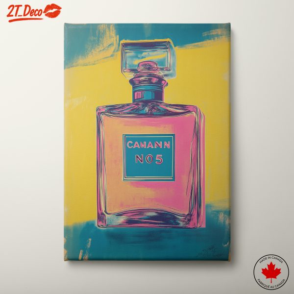 Colorful Pop Art Perfume Bottle