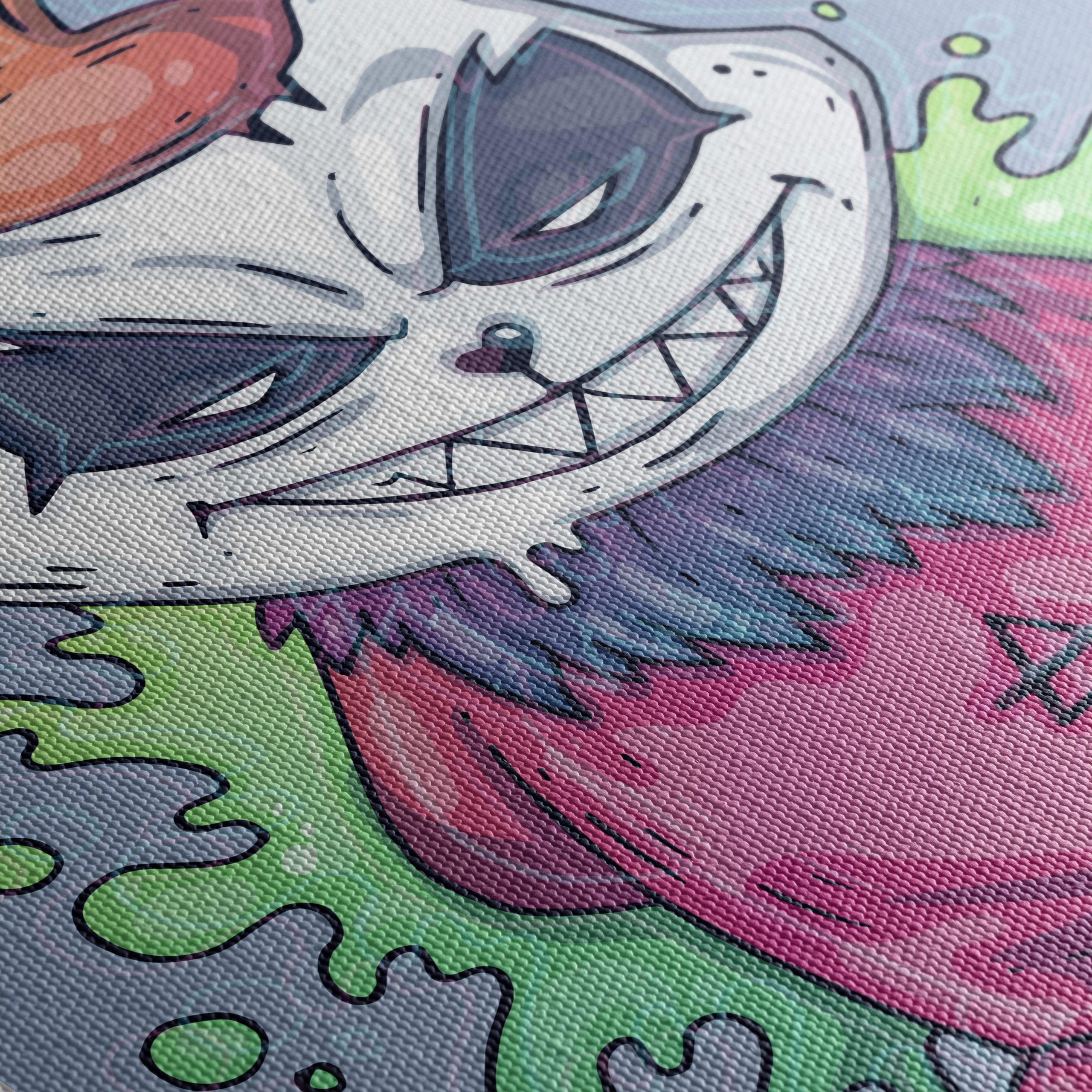 Stylized Cartoon Monster with Vibrant Colors - Image 5