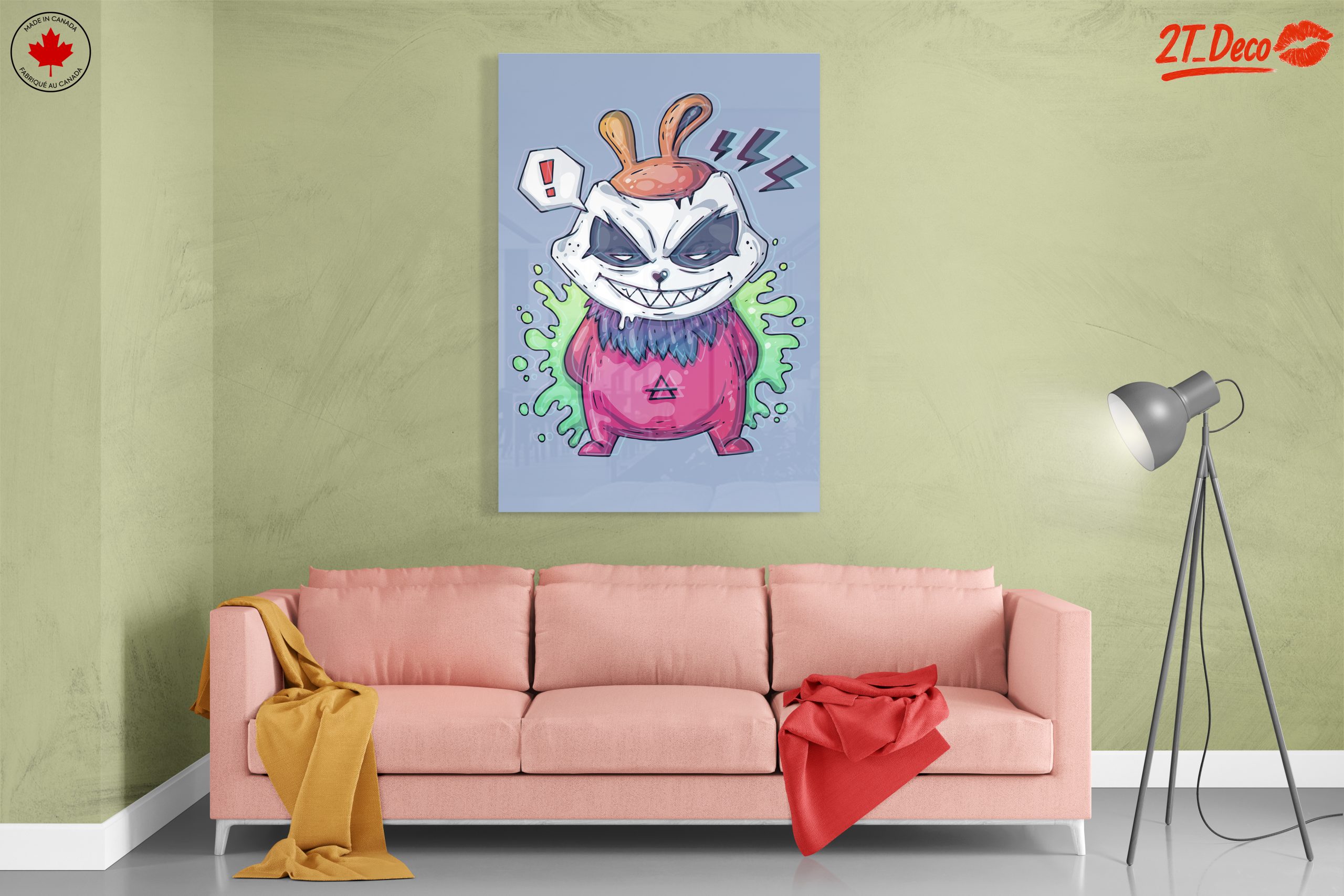 Stylized Cartoon Monster with Vibrant Colors - Image 7