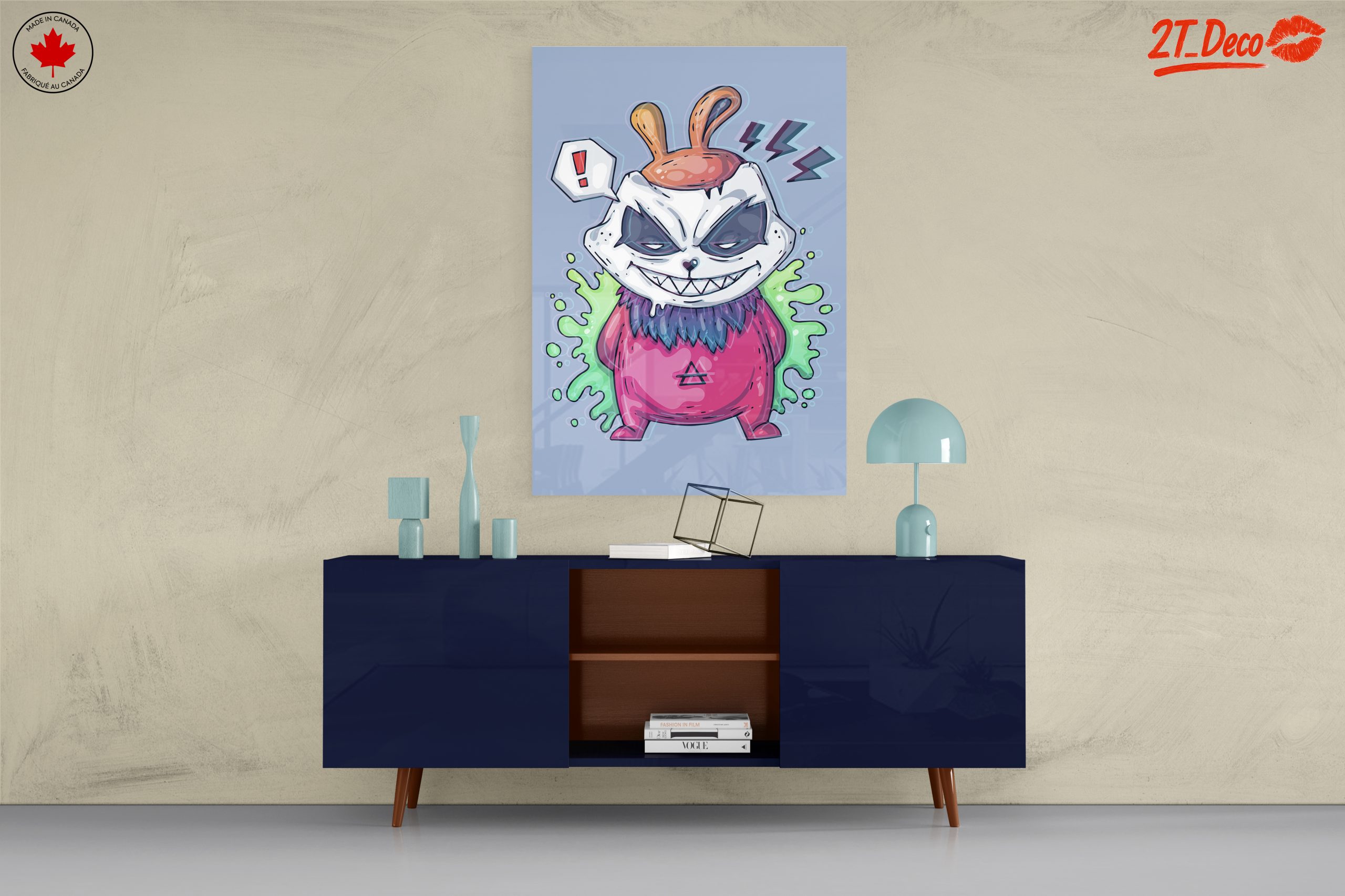 Stylized Cartoon Monster with Vibrant Colors - Image 8