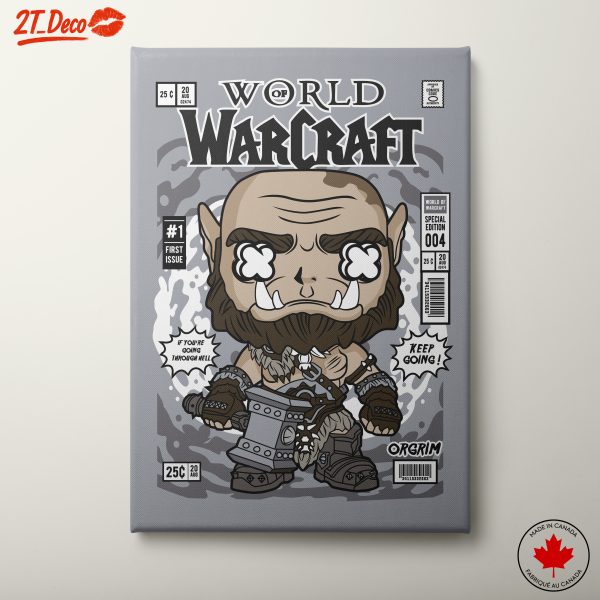 Cartoon Fantasy Character from World of Warcraft