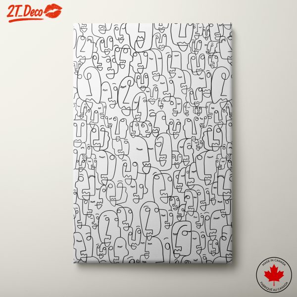 Dynamic Contemporary Line Art Design