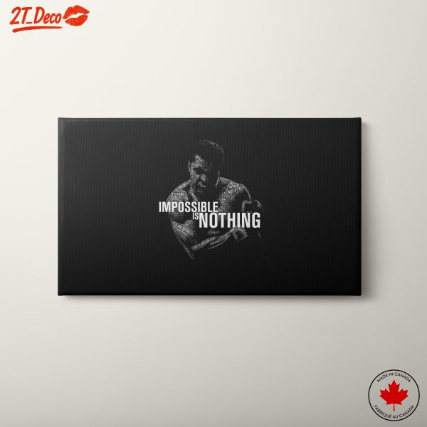 Powerful Sports Silhouette with Motivational Text