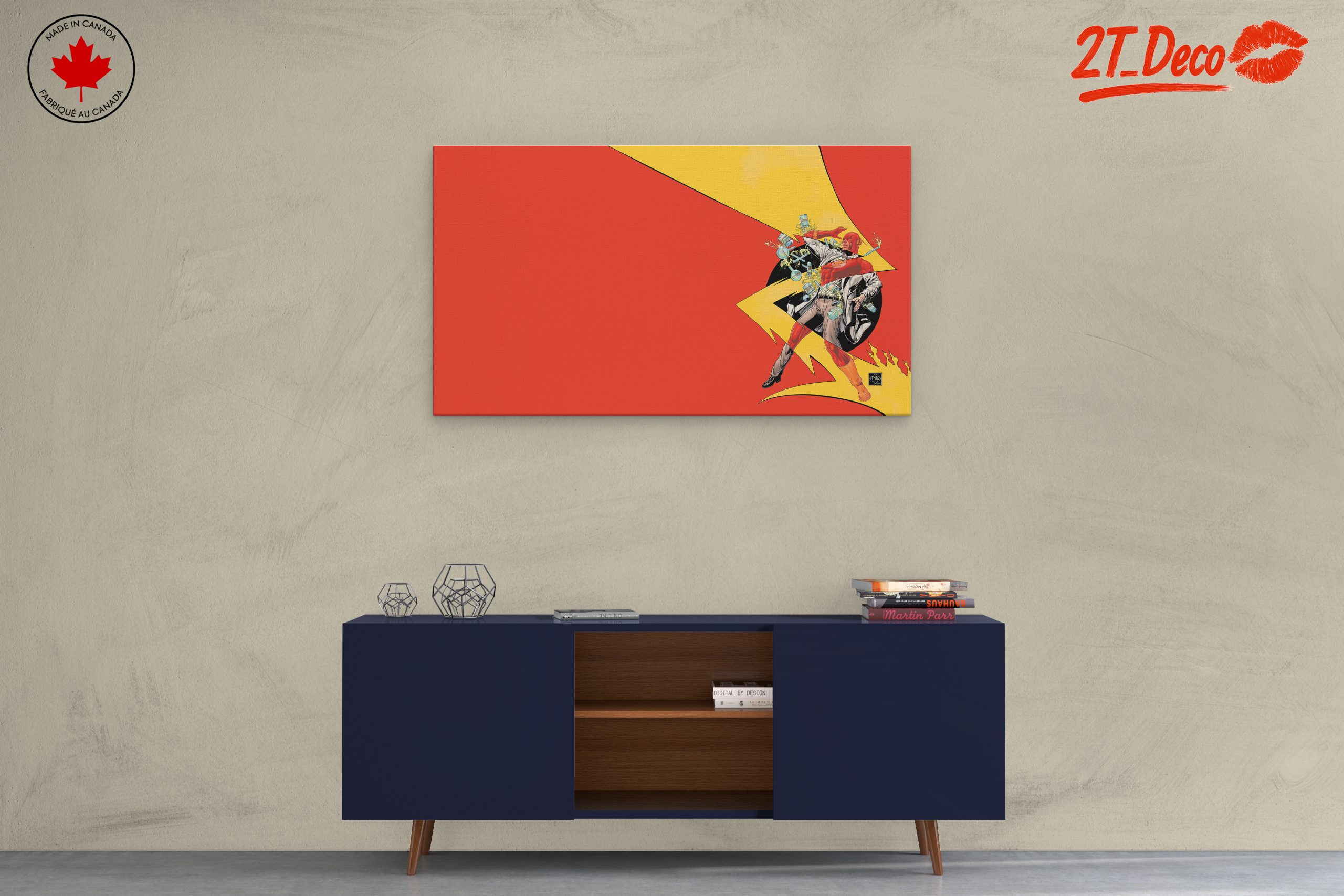 Dynamic Flash Artwork with Bold Colors - Image 3