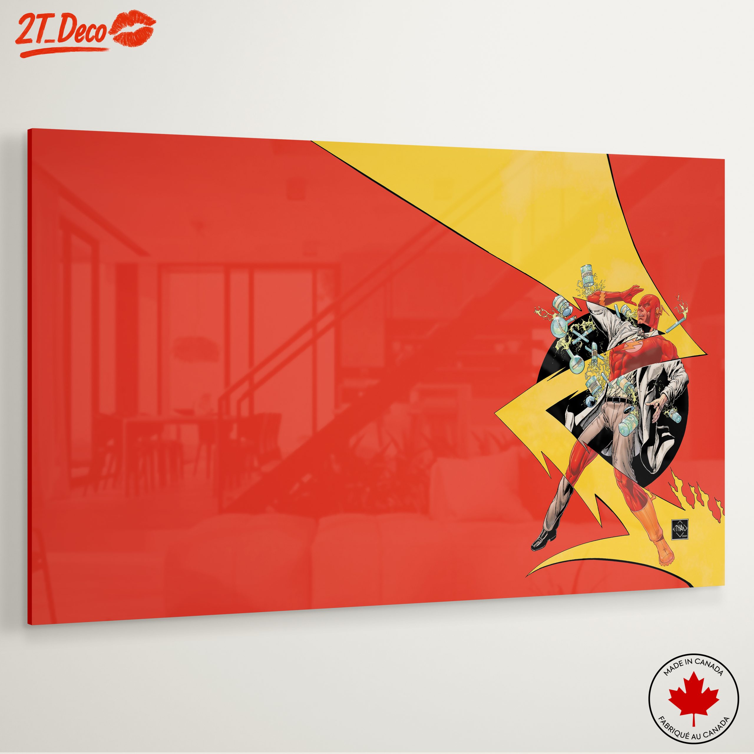 Dynamic Flash Artwork with Bold Colors - Image 6