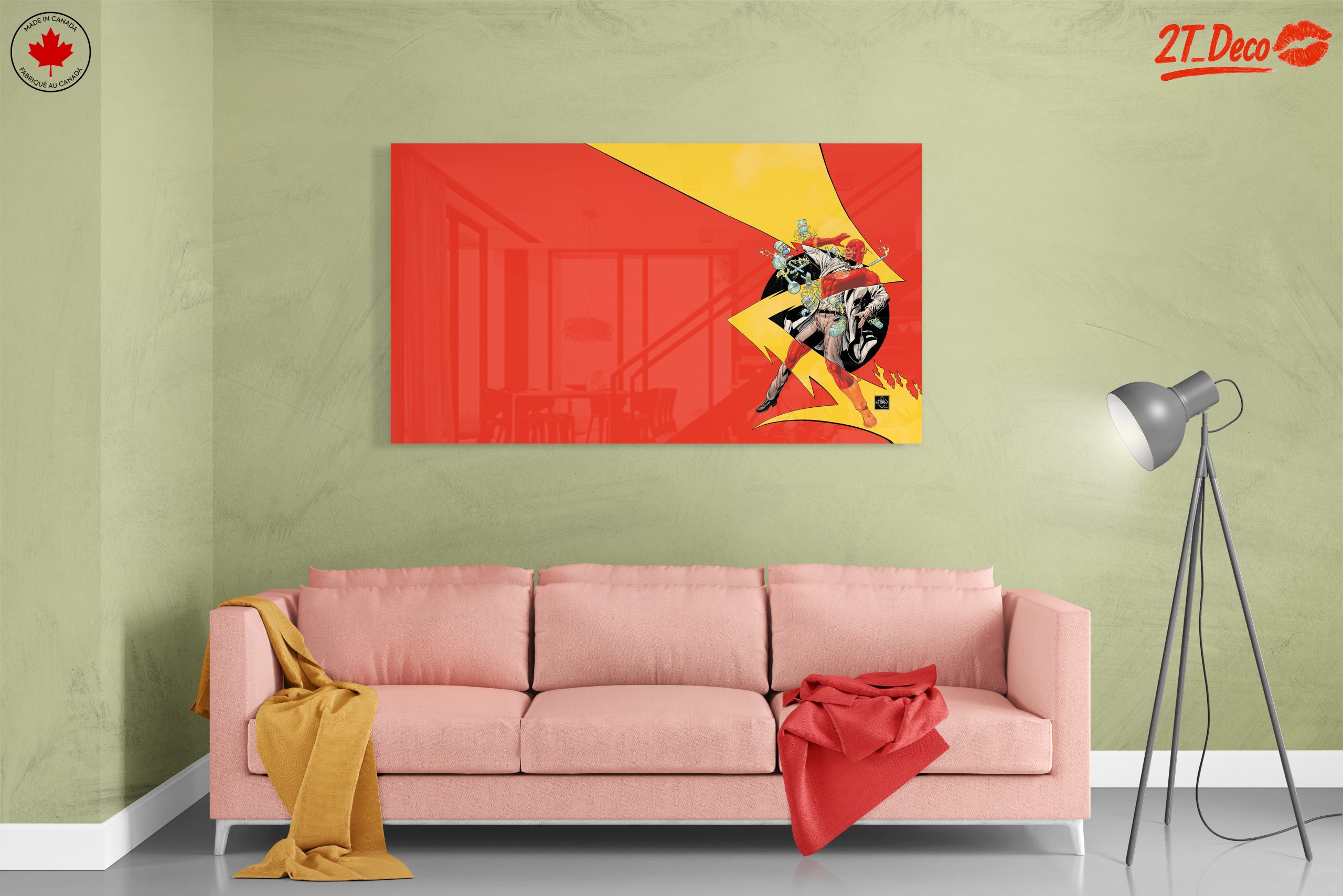 Dynamic Flash Artwork with Bold Colors - Image 7