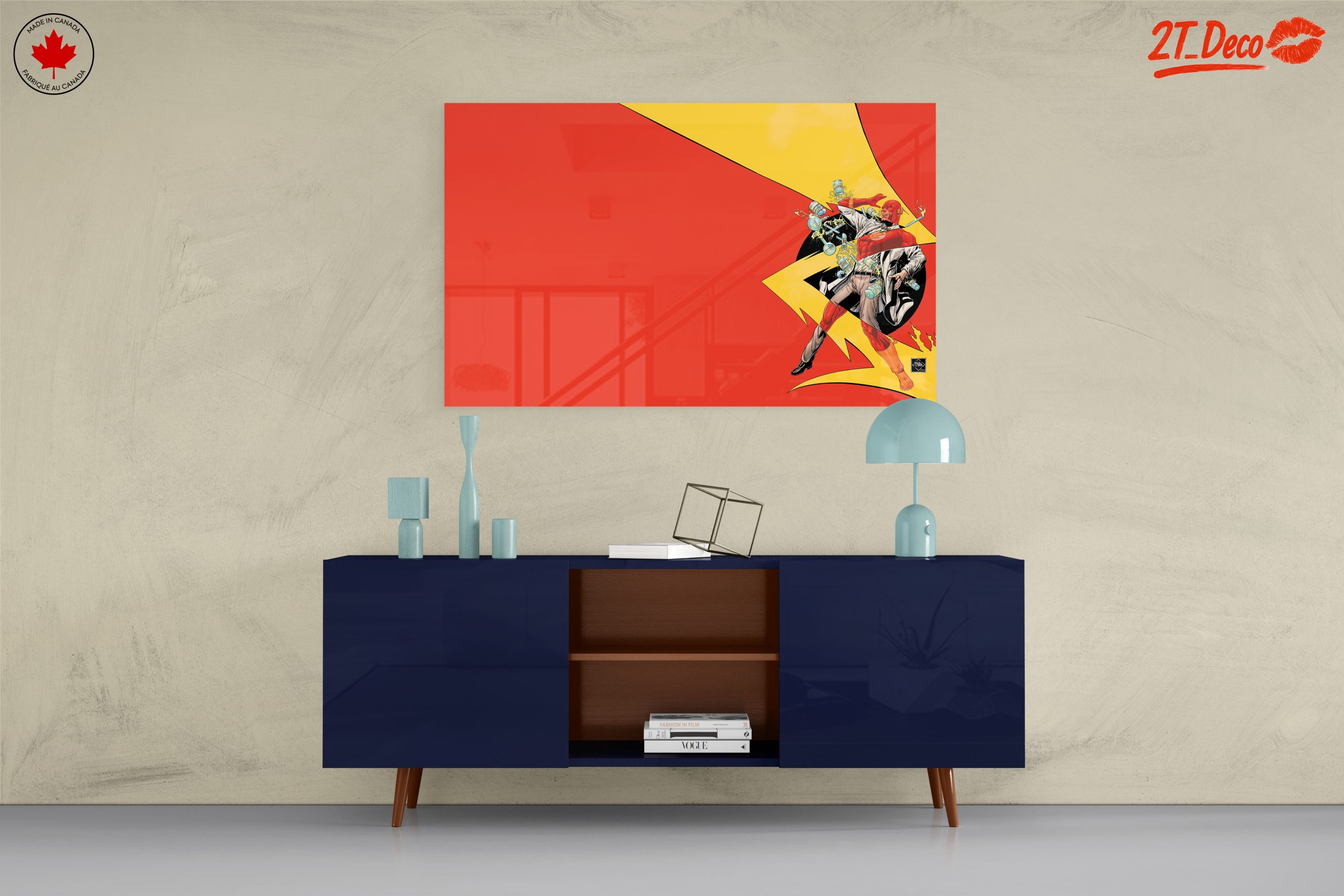 Dynamic Flash Artwork with Bold Colors - Image 8