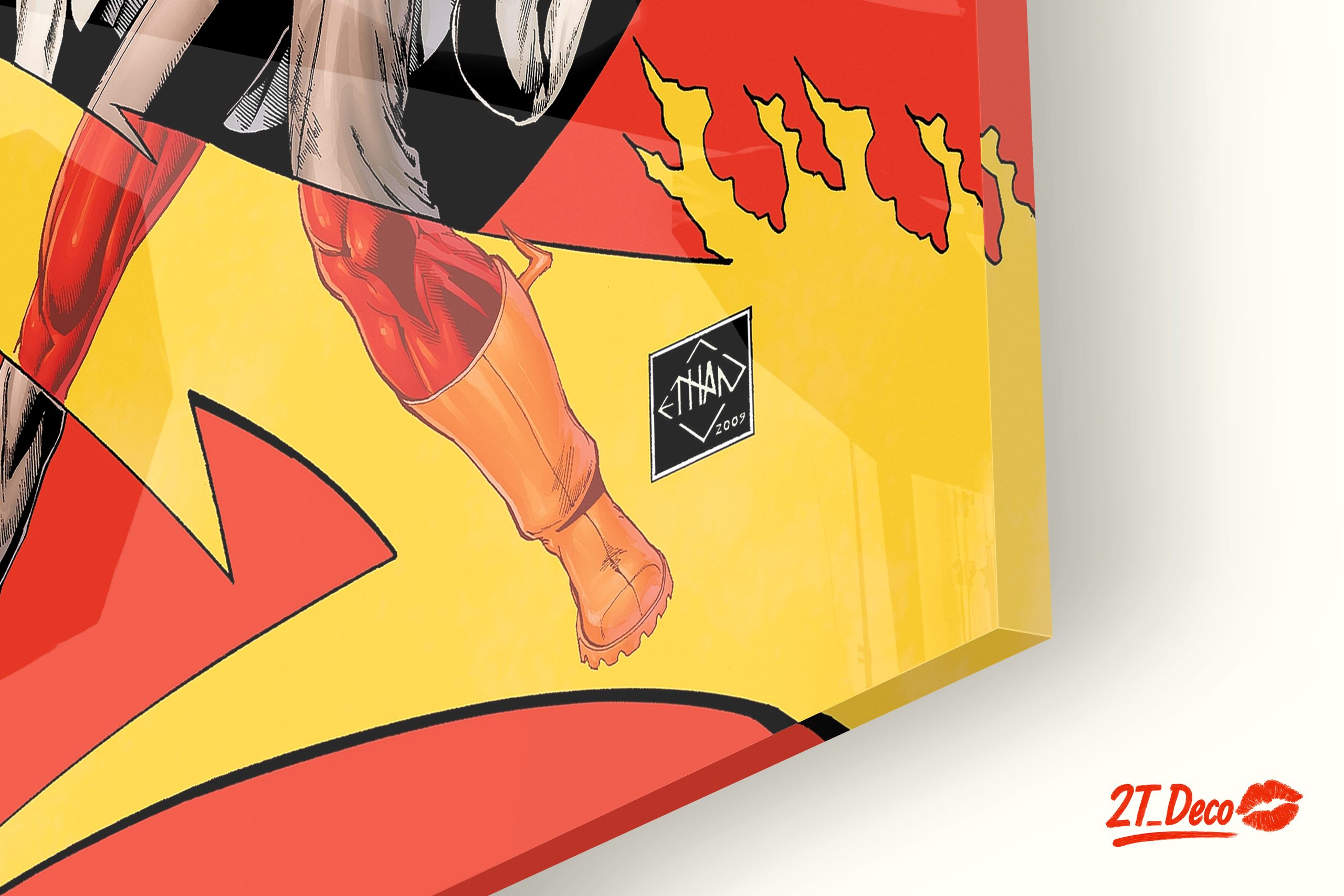 Dynamic Flash Artwork with Bold Colors - Image 9