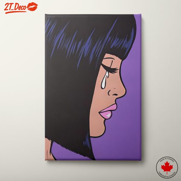 Emotional Portrait Art Illustration of a Woman