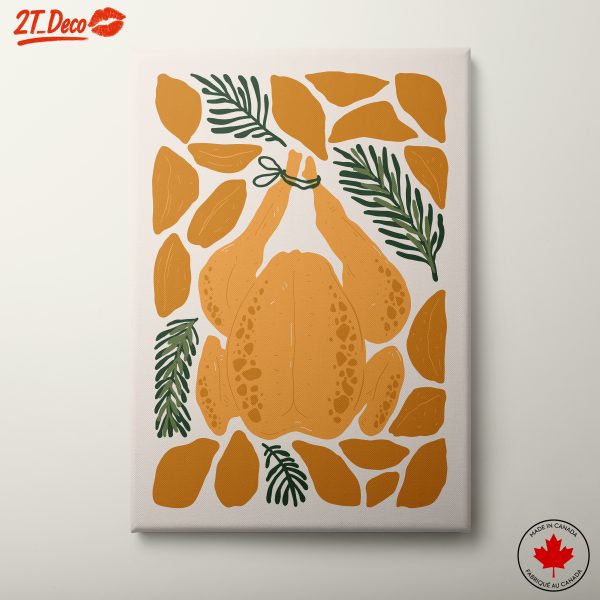 Stylized Abstract Food Composition Art 2
