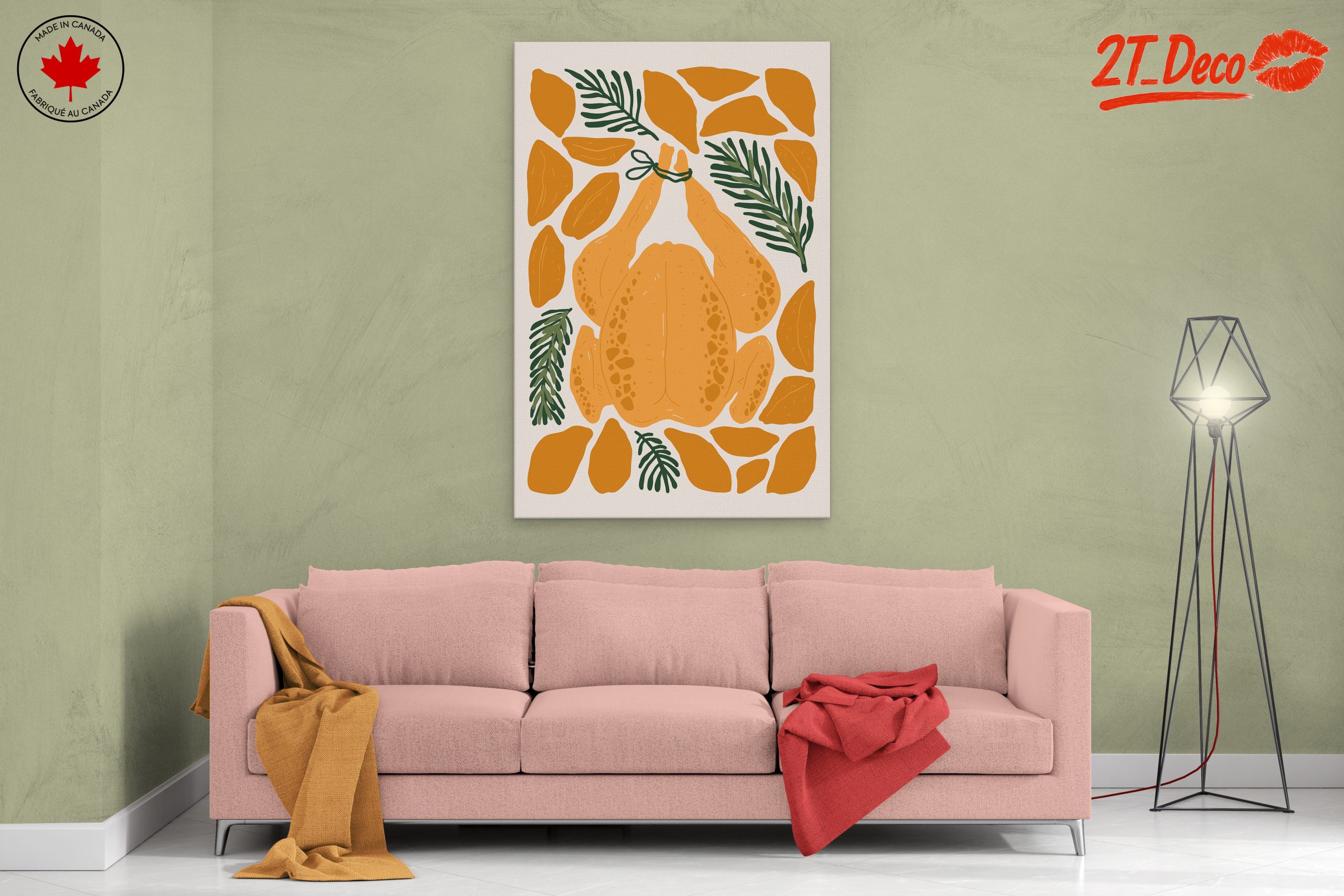Stylized Abstract Food Composition Art 2 - Image 2