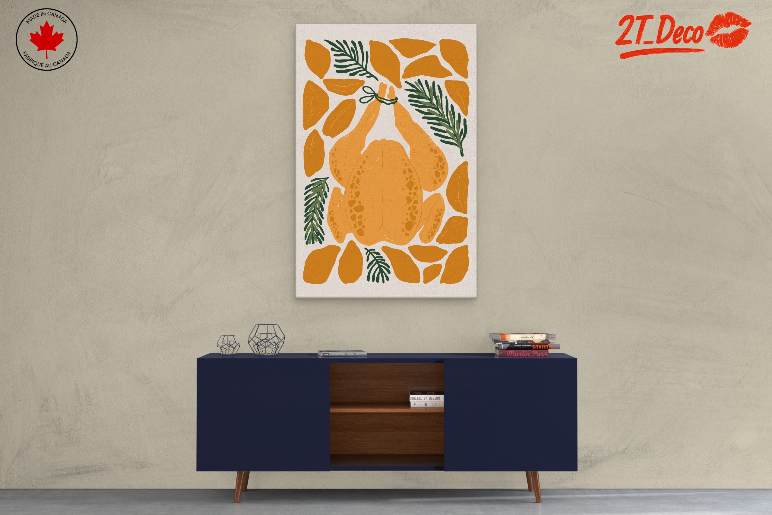 Stylized Abstract Food Composition Art 2 - Image 3