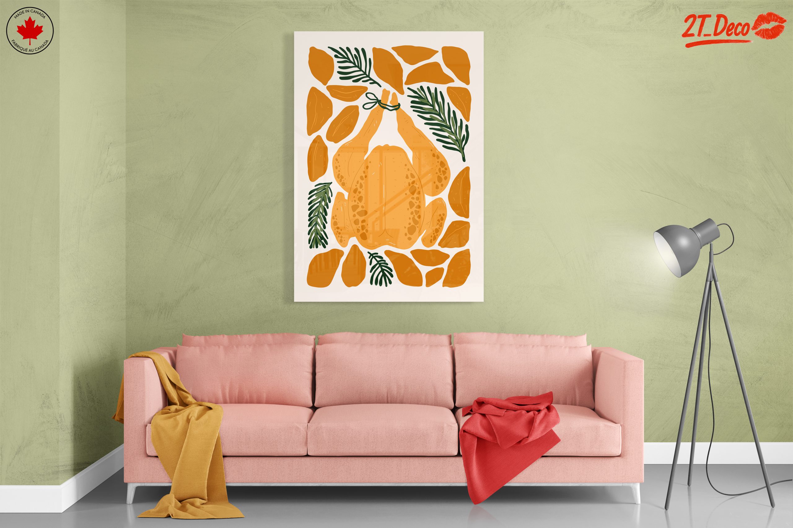 Stylized Abstract Food Composition Art 2 - Image 7